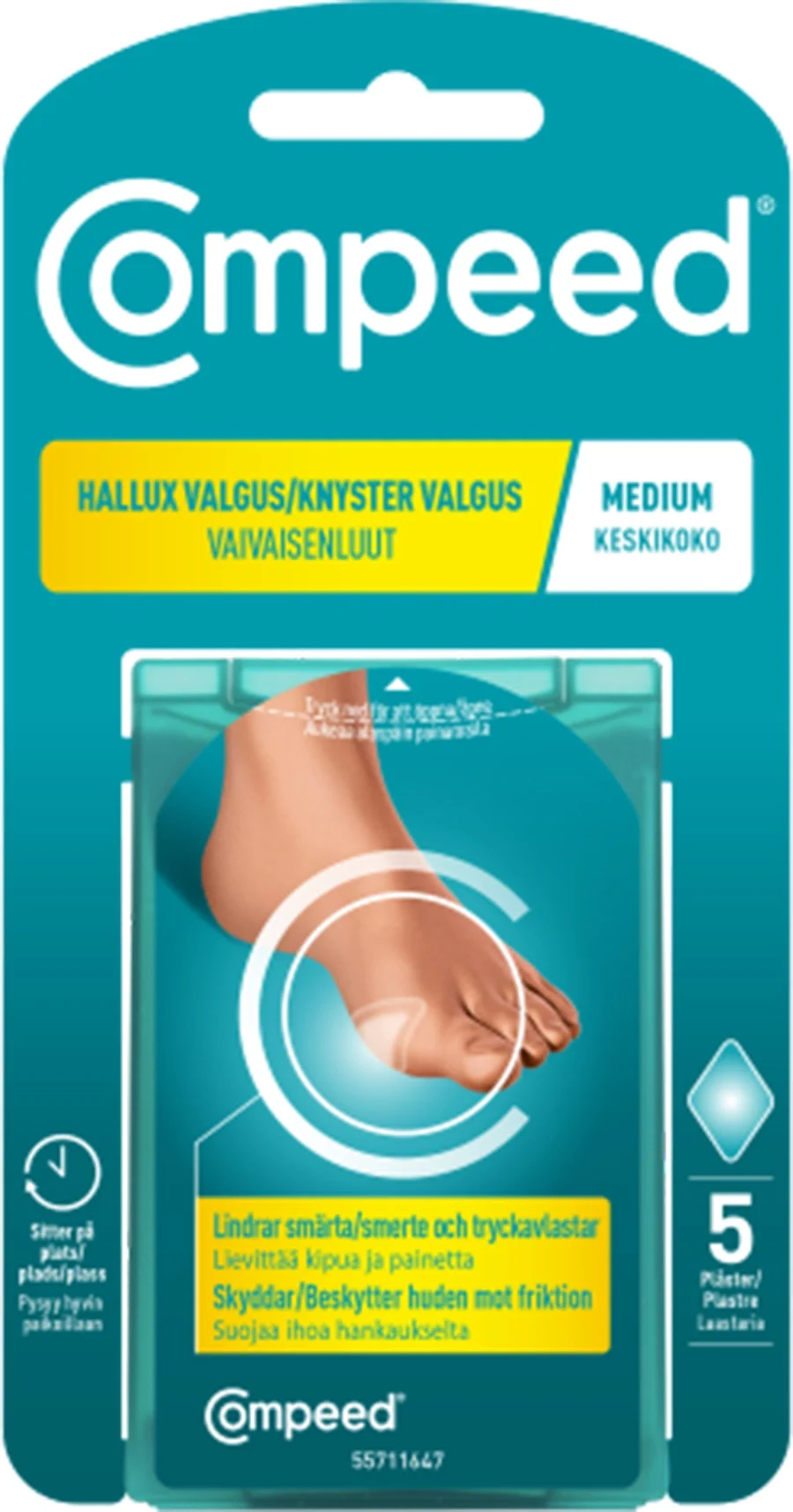Compeed Hallux Valgus Plåster 5 St från Compeed – köp hos Apotek Hjärtat