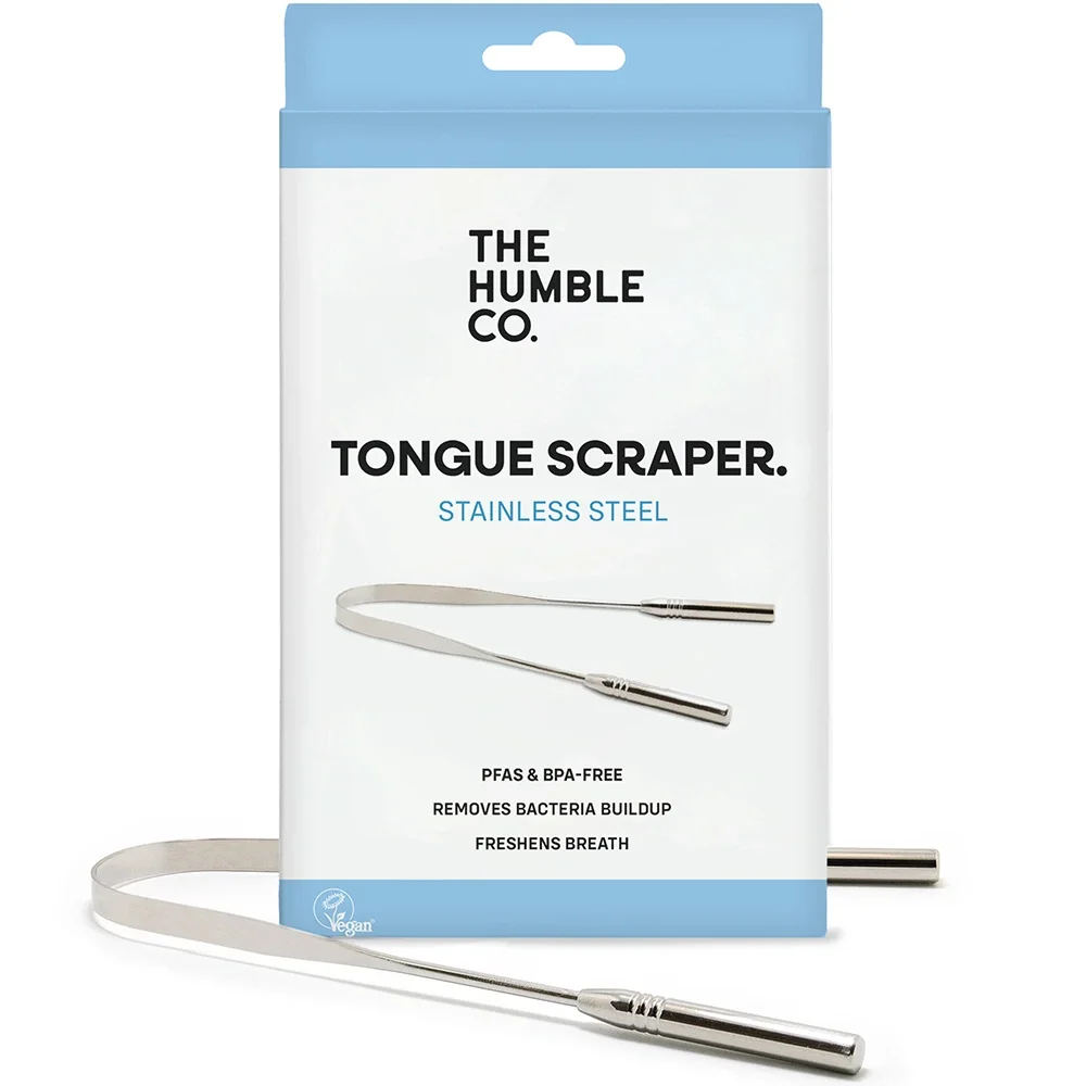 The Humble Co. Stainless Steel Tongue Scraper 1st från The Humble Co. – köp hos Apotek Hjärtat