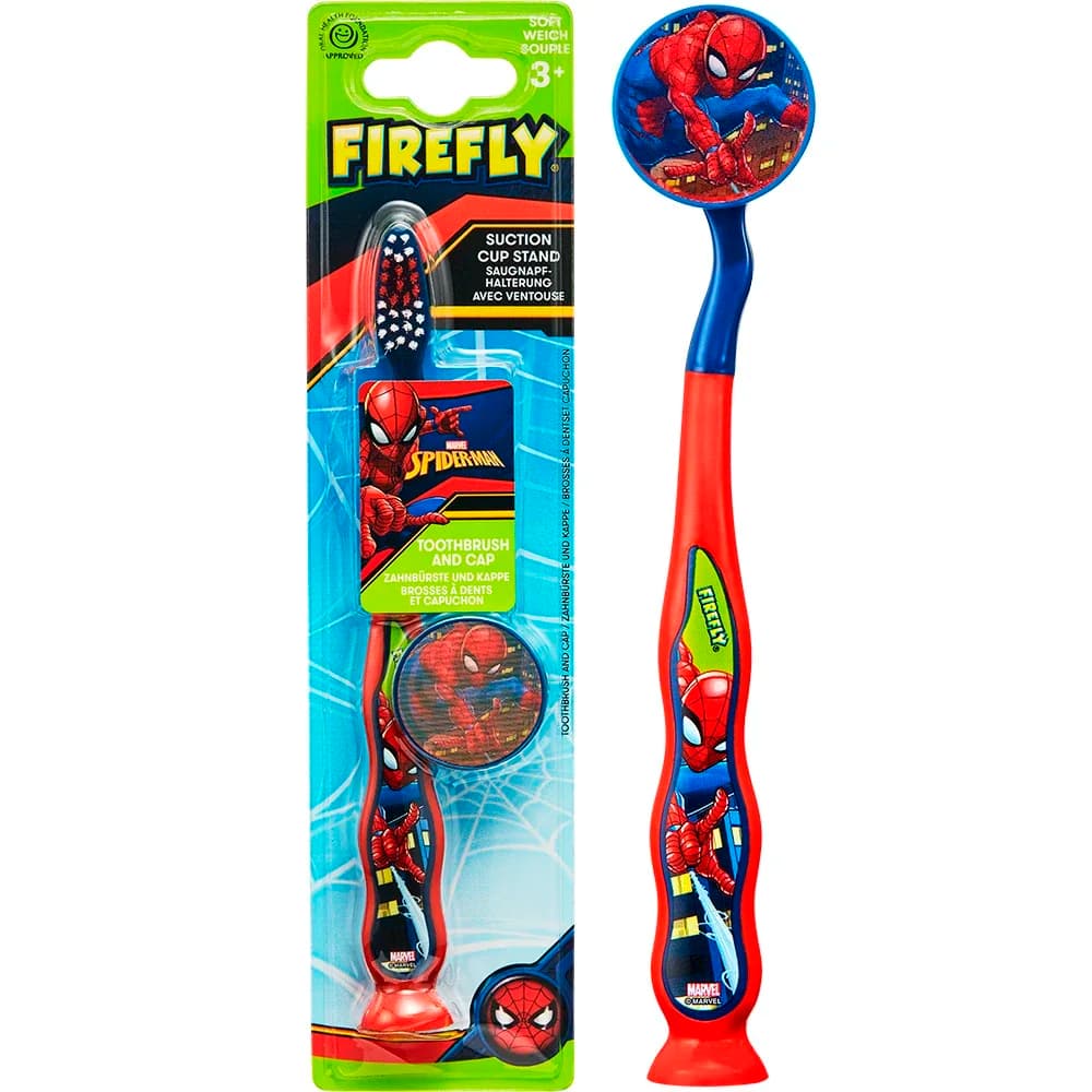 Firefly Toothbrush Spiderman & Cap från Firefly – köp hos Apotek Hjärtat
