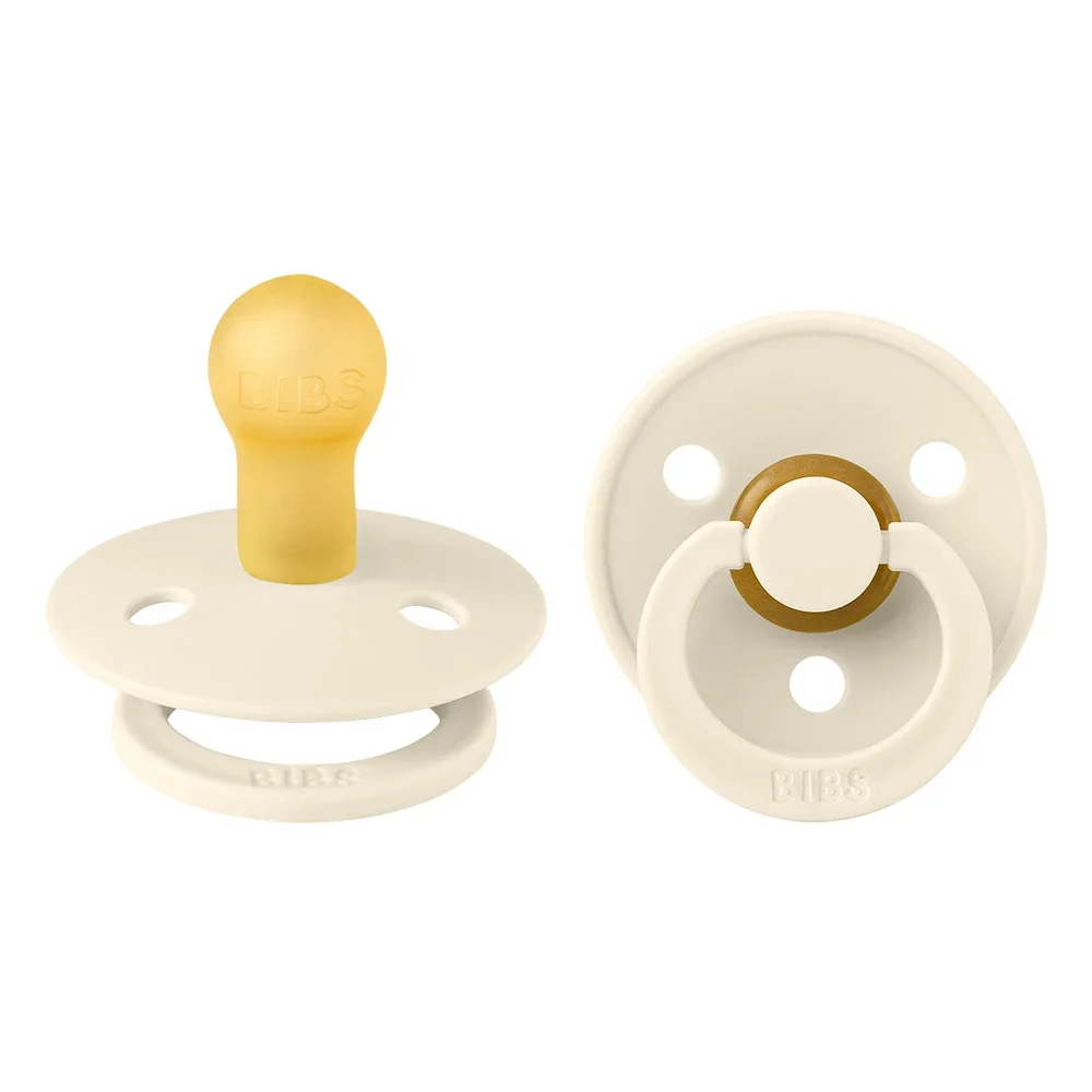 BIBS Pacifier Colour Latex Size 1 Ivory/Ivory 2-pack från BIBS – köp hos Apotek Hjärtat