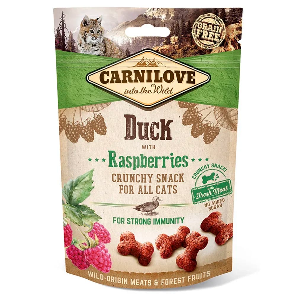 Carnilove Cat Crunchy Snack Duck with Raspberry 50 g från Carnilove – köp hos Apotek Hjärtat