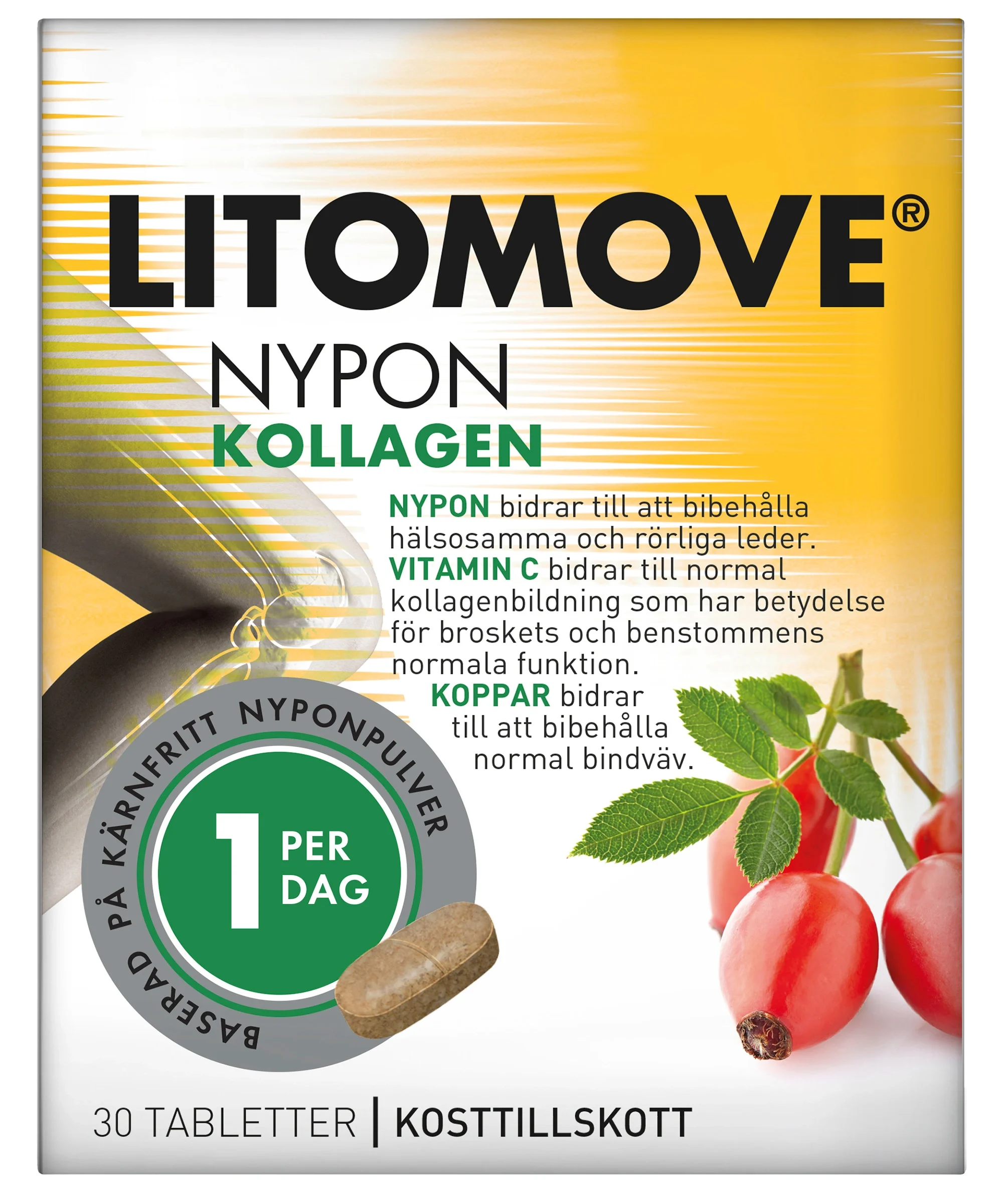 Litomove Nypon Kollagen 30 st från Litomove – köp hos Apotek Hjärtat