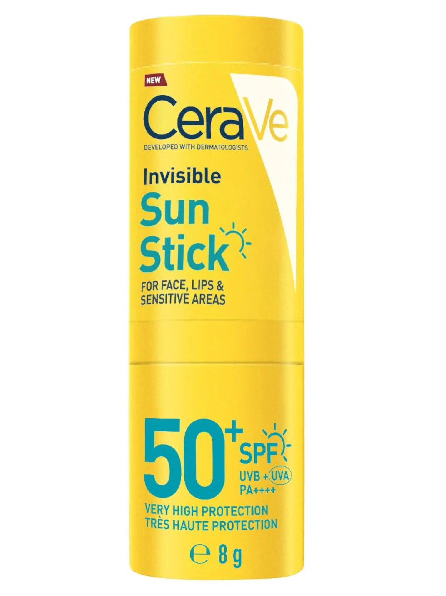 CeraVe Invisible Sun Stick SPF 50+, 8 g från CeraVe – köp hos Apotek Hjärtat