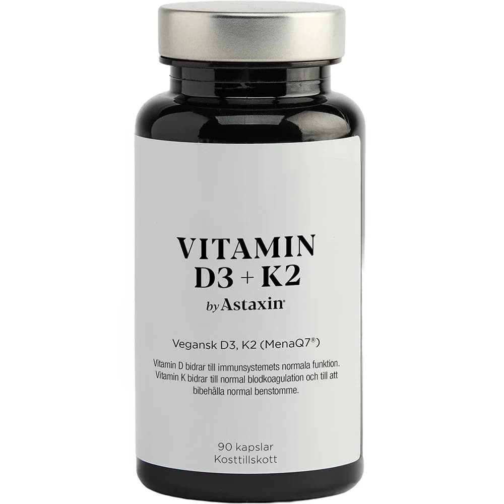 Astaxin Vitamin D3+K2 by Astaxin 90 st kapslar från Astaxin – köp hos Apotek Hjärtat