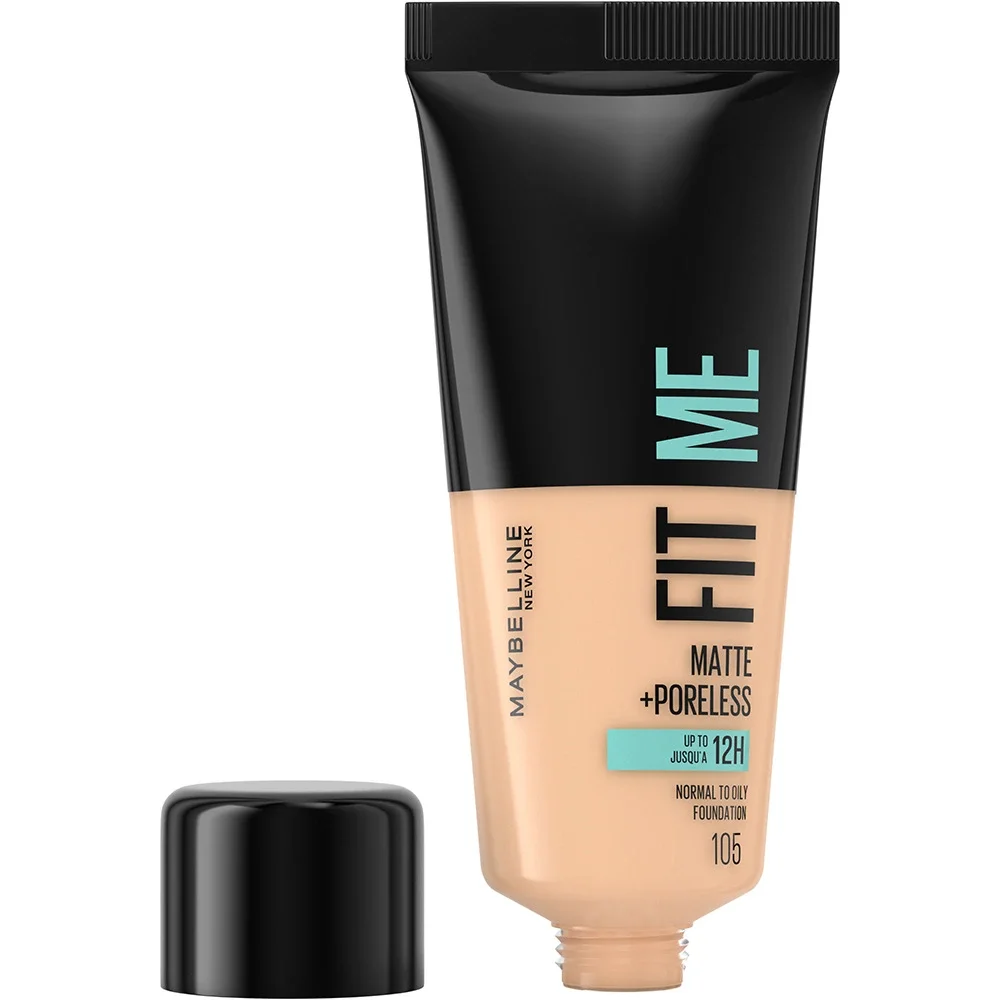 Maybelline New York Fit Me Matte & Poreless Foundation 30 ml Natural Ivory 105 från Maybelline New York – köp hos Apotek Hjärtat
