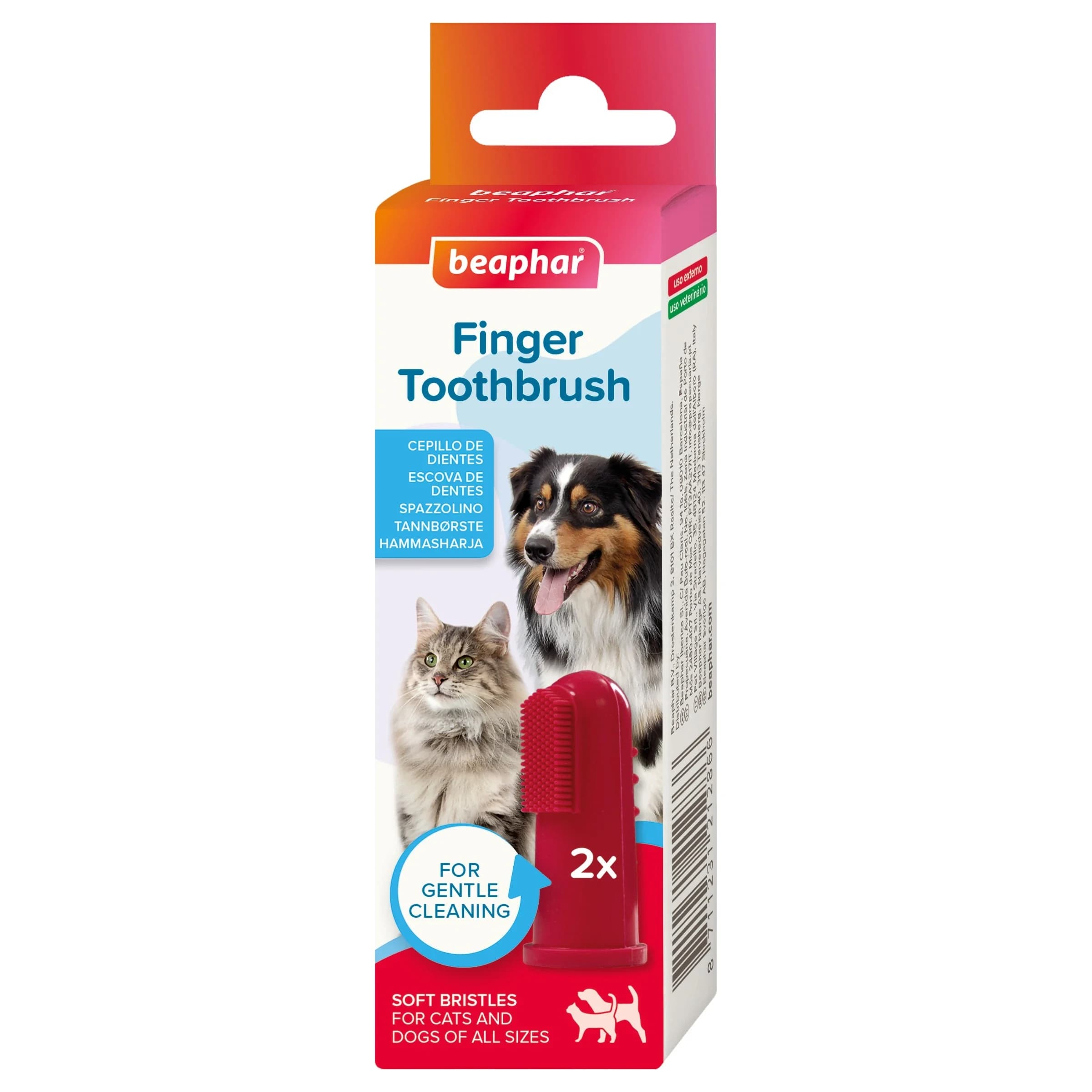Beaphar Finger Toothbrush 2 st från beaphar – köp hos Apotek Hjärtat