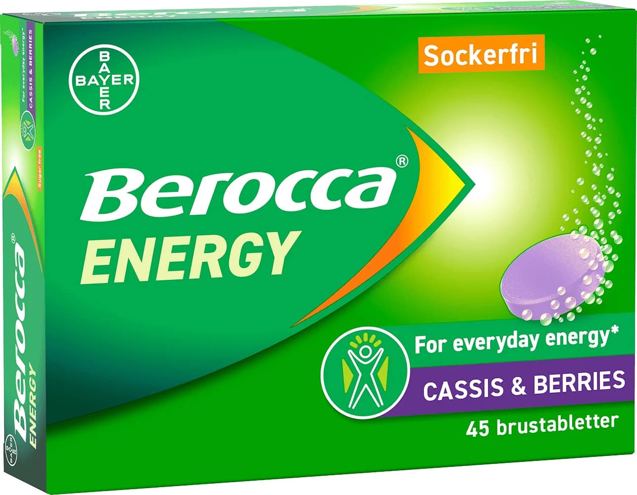 Berocca Energy Cassis & Berries 45 st från Berocca – köp hos Apotek Hjärtat