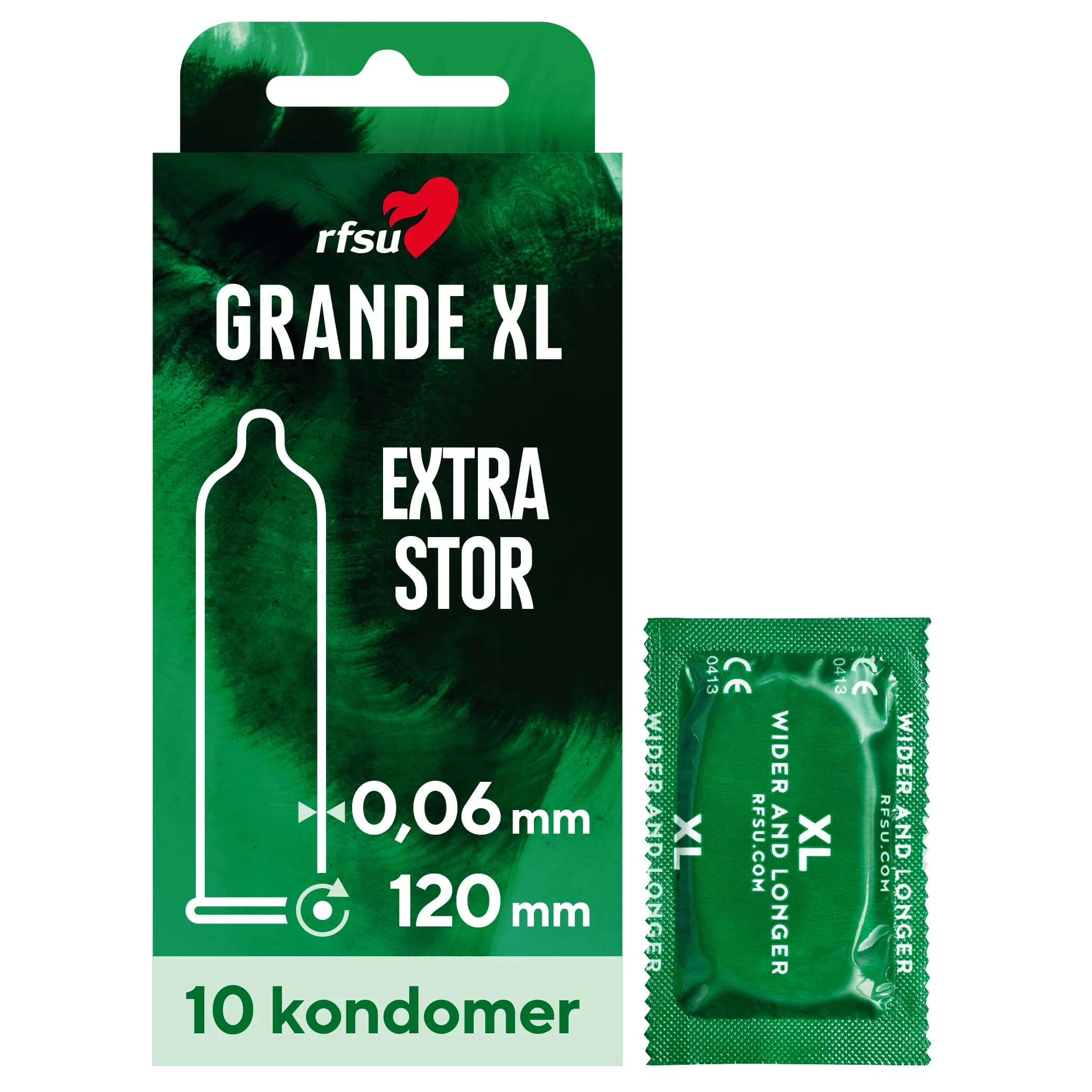 RFSU Grande XL Kondom 10st från RFSU – köp hos Apotek Hjärtat