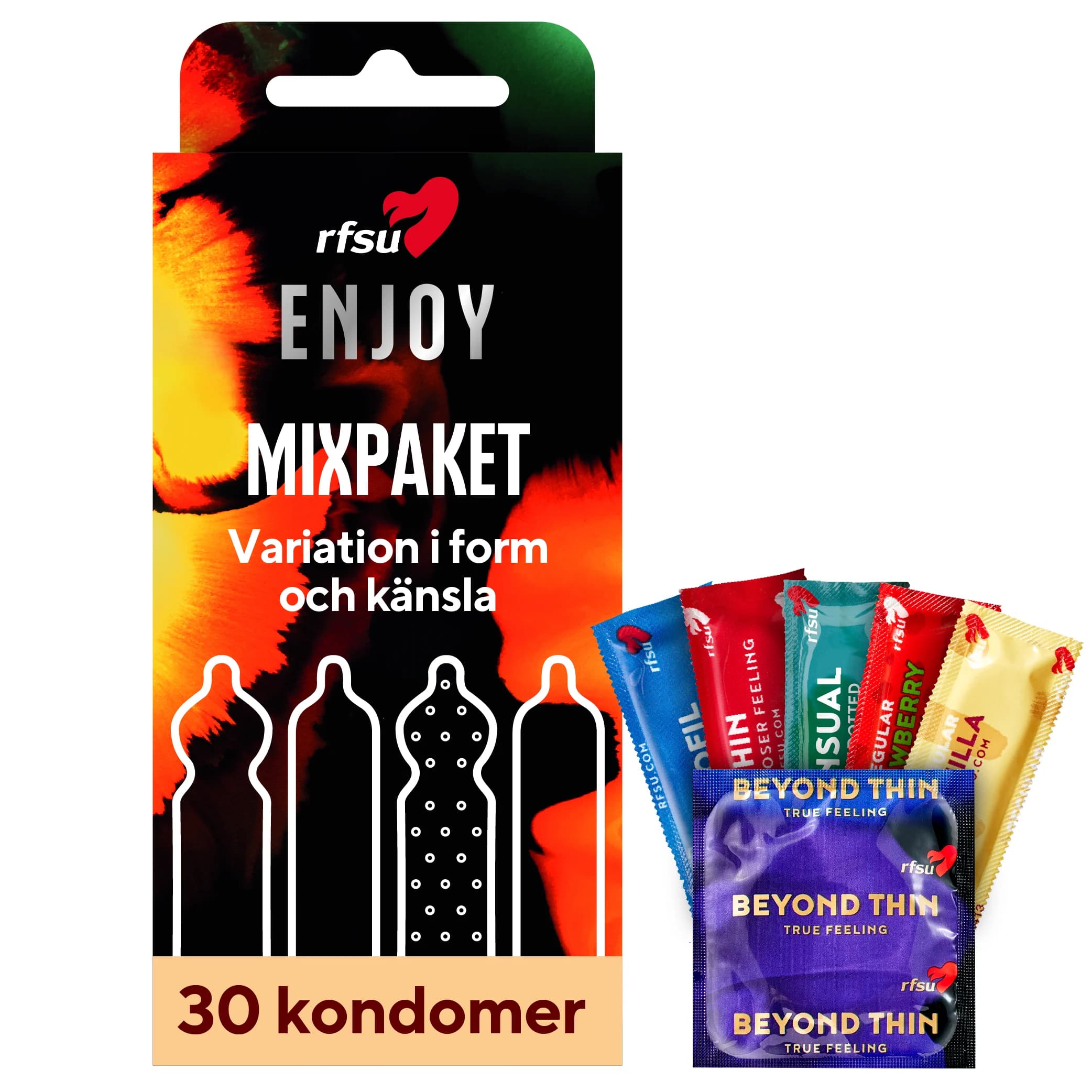 RFSU Enjoy Kondom 30st från RFSU – köp hos Apotek Hjärtat