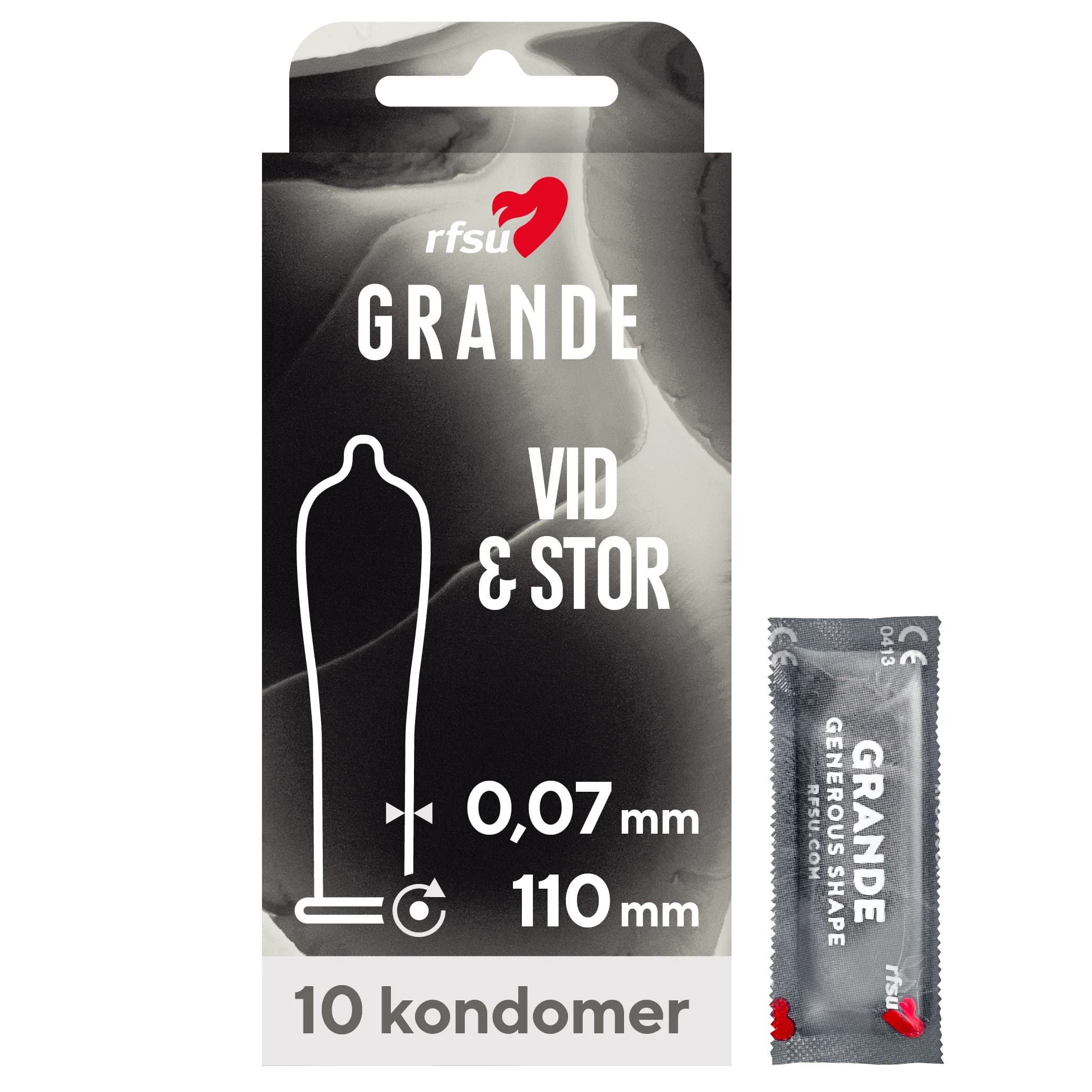 RFSU Grande Kondom 10st från RFSU – köp hos Apotek Hjärtat