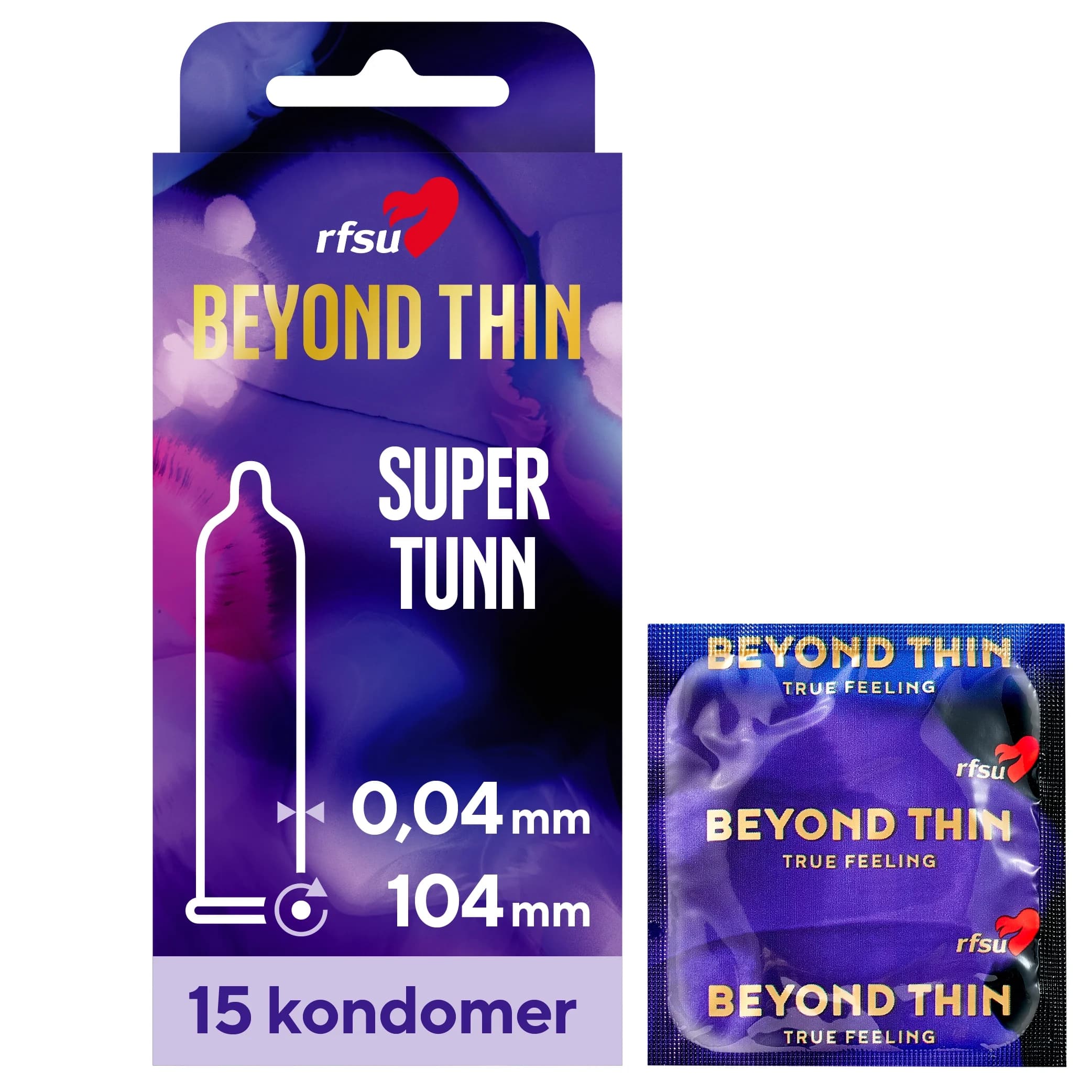 RFSU Beyond Thin Kondom 15st från RFSU – köp hos Apotek Hjärtat