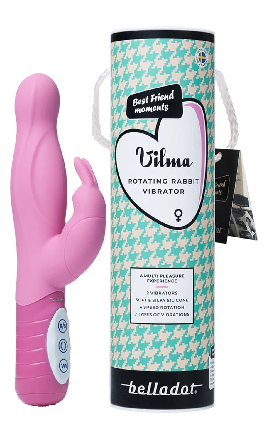 Belladot Vilma Roterande Rabbitvibrator från Belladot – köp hos Apotek Hjärtat