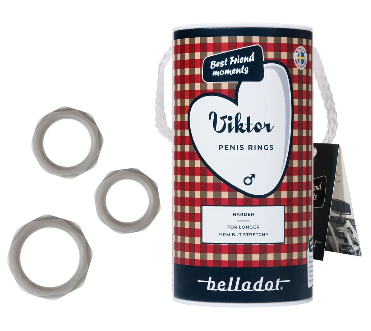 Belladot Viktor Penisringar 3-pack från Belladot – köp hos Apotek Hjärtat