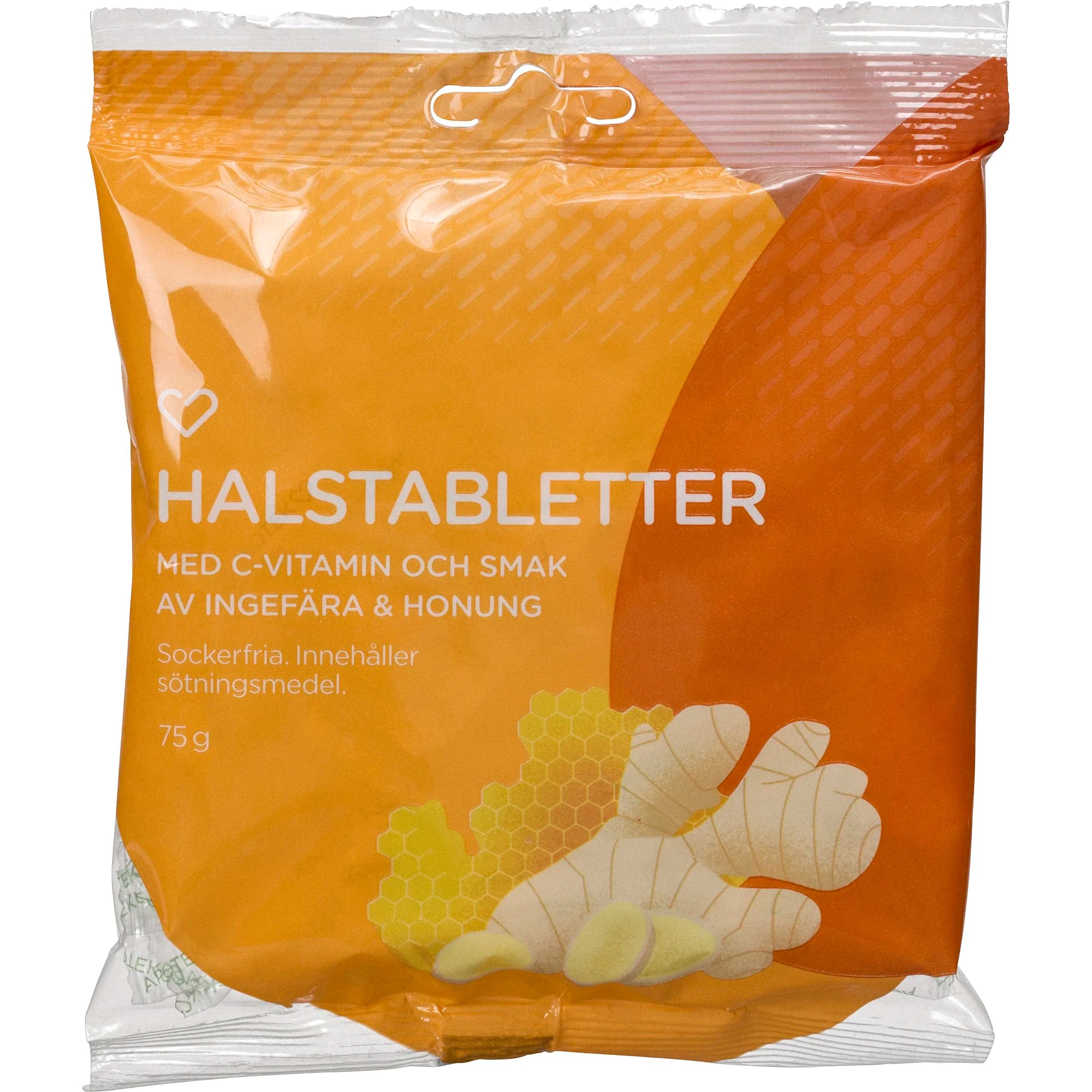Hjärtats Halstabletter Ingefära & Honung från Hjärtats – köp hos Apotek Hjärtat