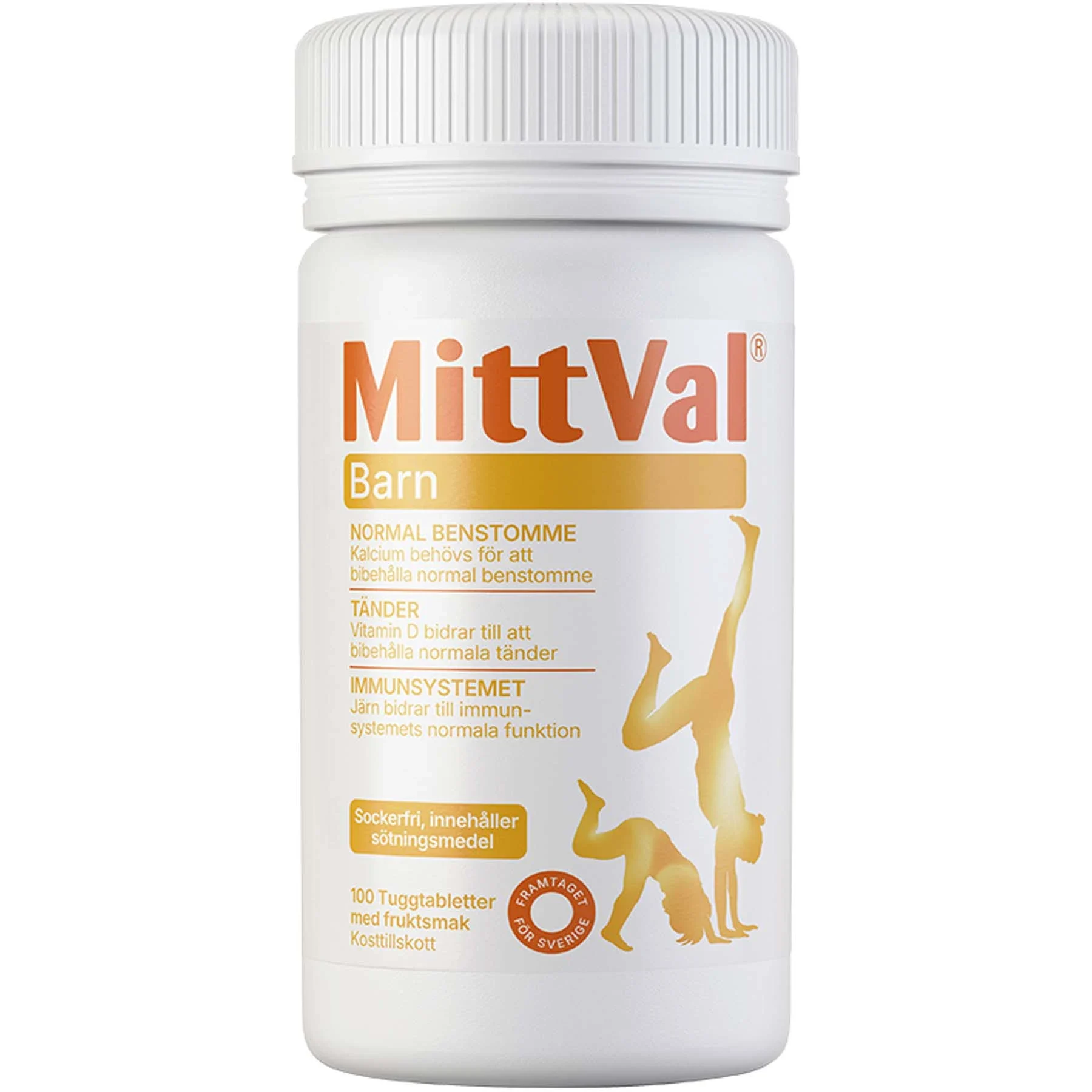 MittVal Barn Tuggtabletter 100 st från MittVal – köp hos Apotek Hjärtat