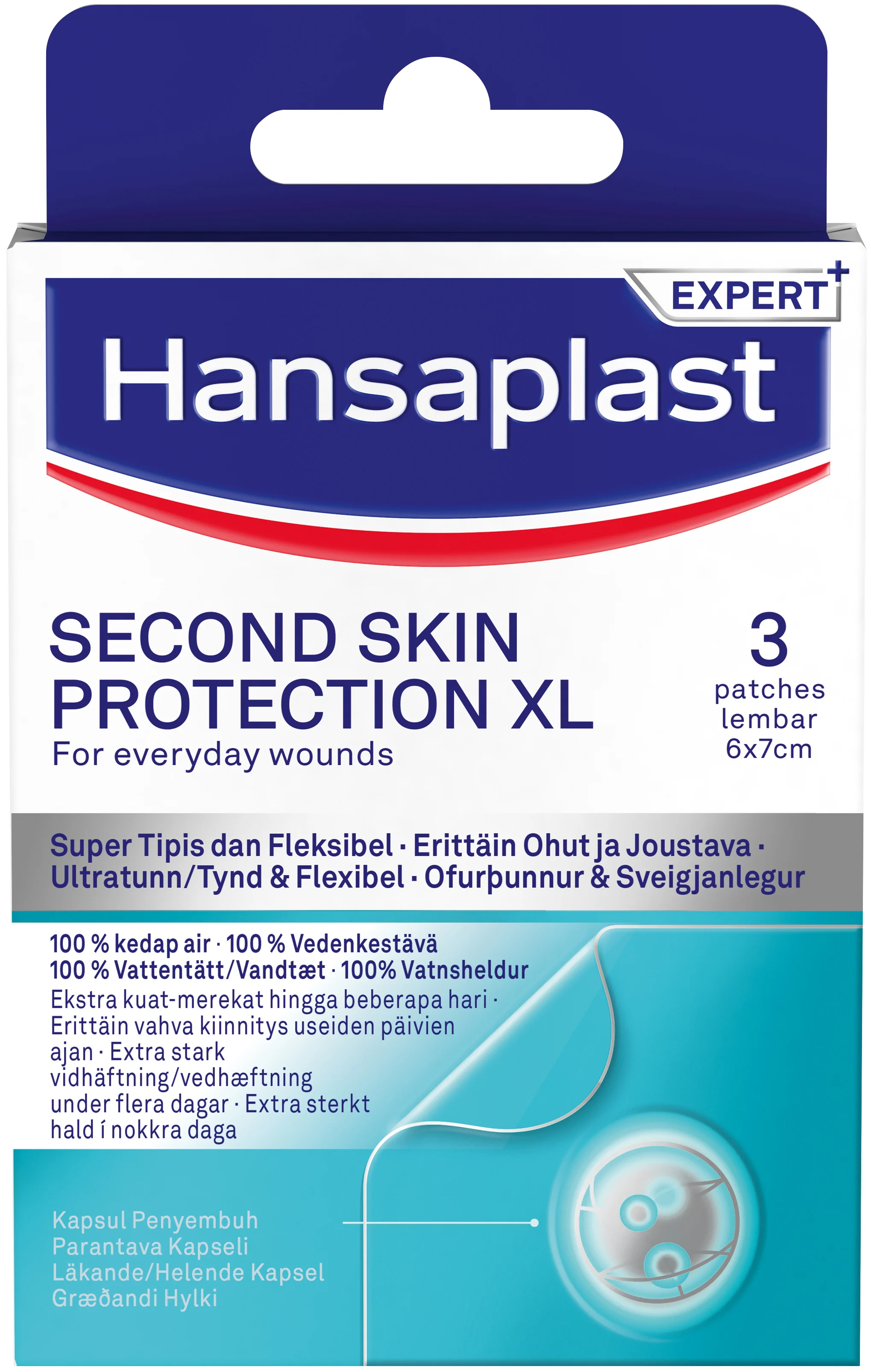 Hansaplast Second Skin XL 3 st från Hansaplast – köp hos Apotek Hjärtat