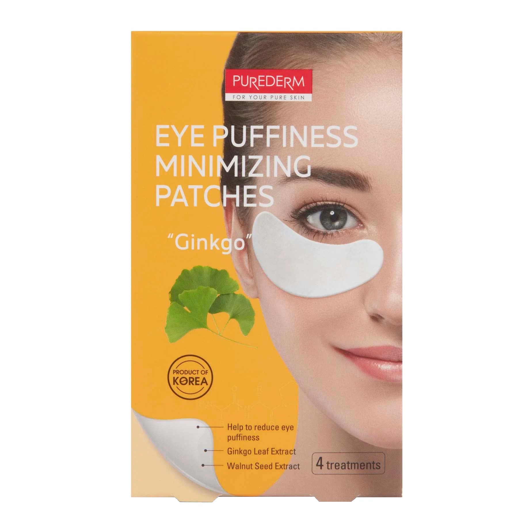 Purederm Eye Puffiness Minimizing Eye Patches Ginkgo 8 st från Purederm – köp hos Apotek Hjärtat