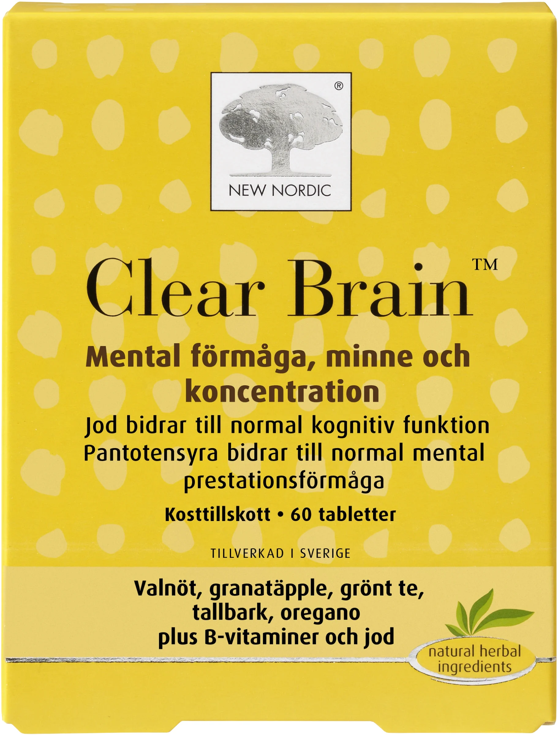 New Nordic Clear Brain 120 st från New Nordic - köp hos Apotek Hjärtat