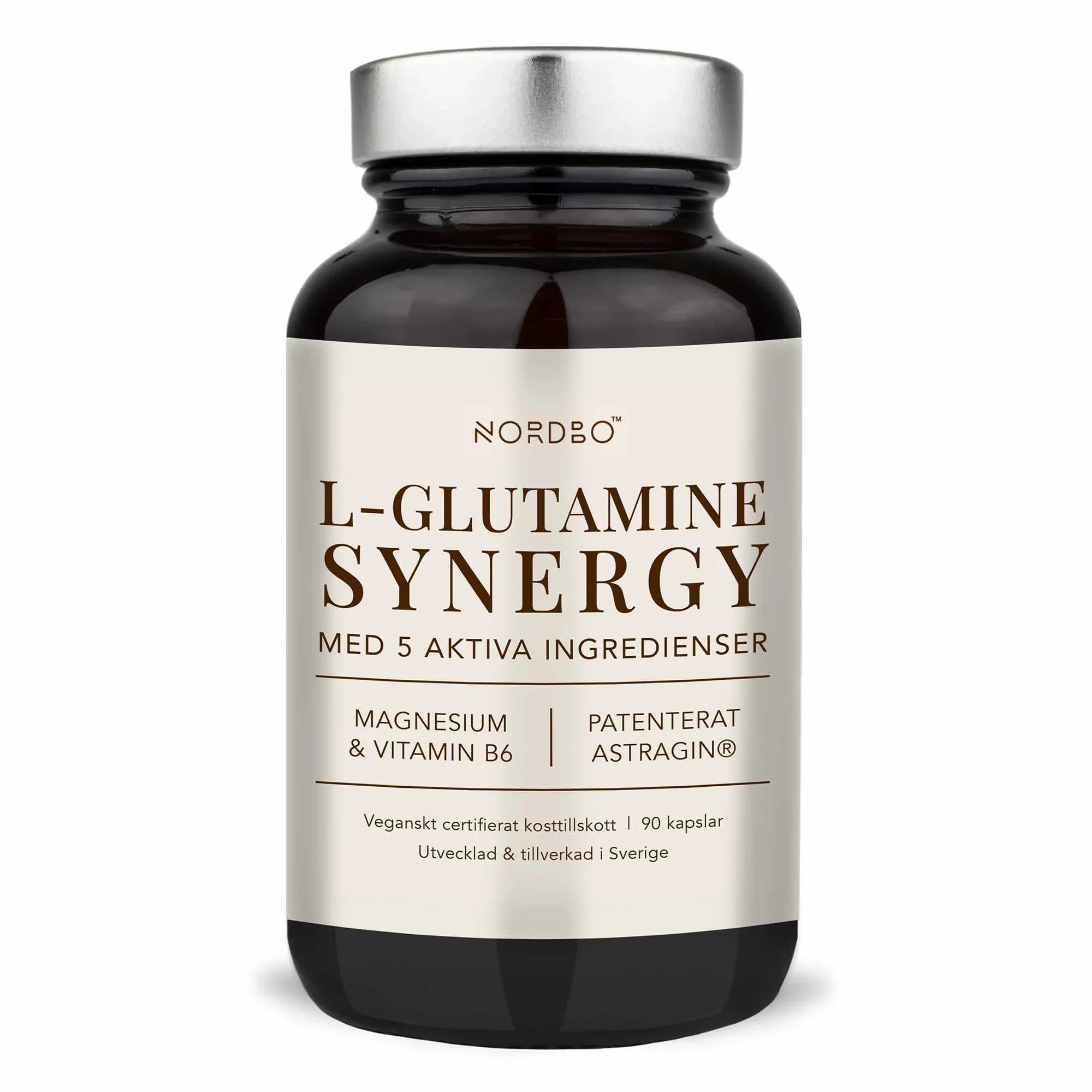 Nordbo L-Glutamine Synergy 90 kapslar från Nordbo – köp hos Apotek Hjärtat