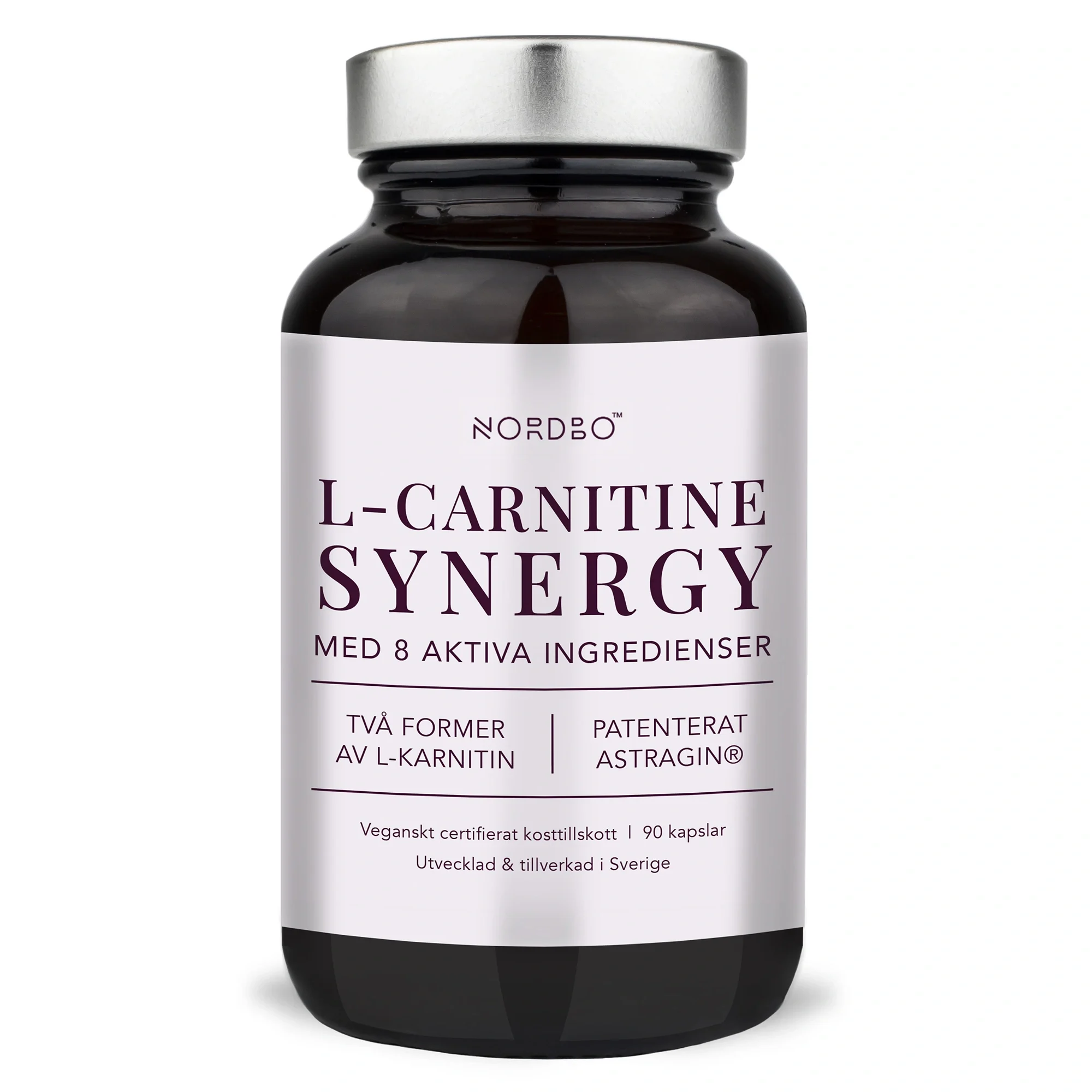Nordbo L-Carnitine Synergy 90 kapslar från Nordbo - köp hos Apotek Hjärtat