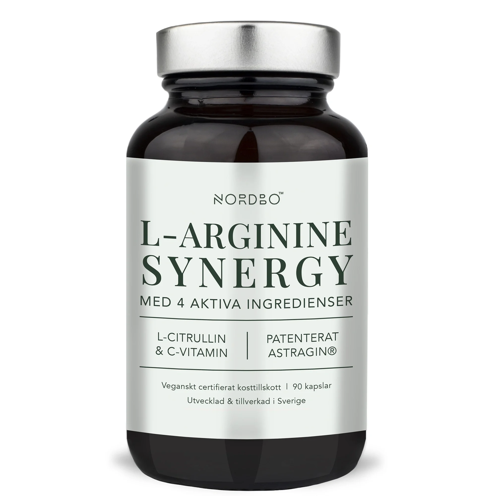 Nordbo L-Arginine Synergy 90 kapslar från Nordbo - köp hos Apotek Hjärtat