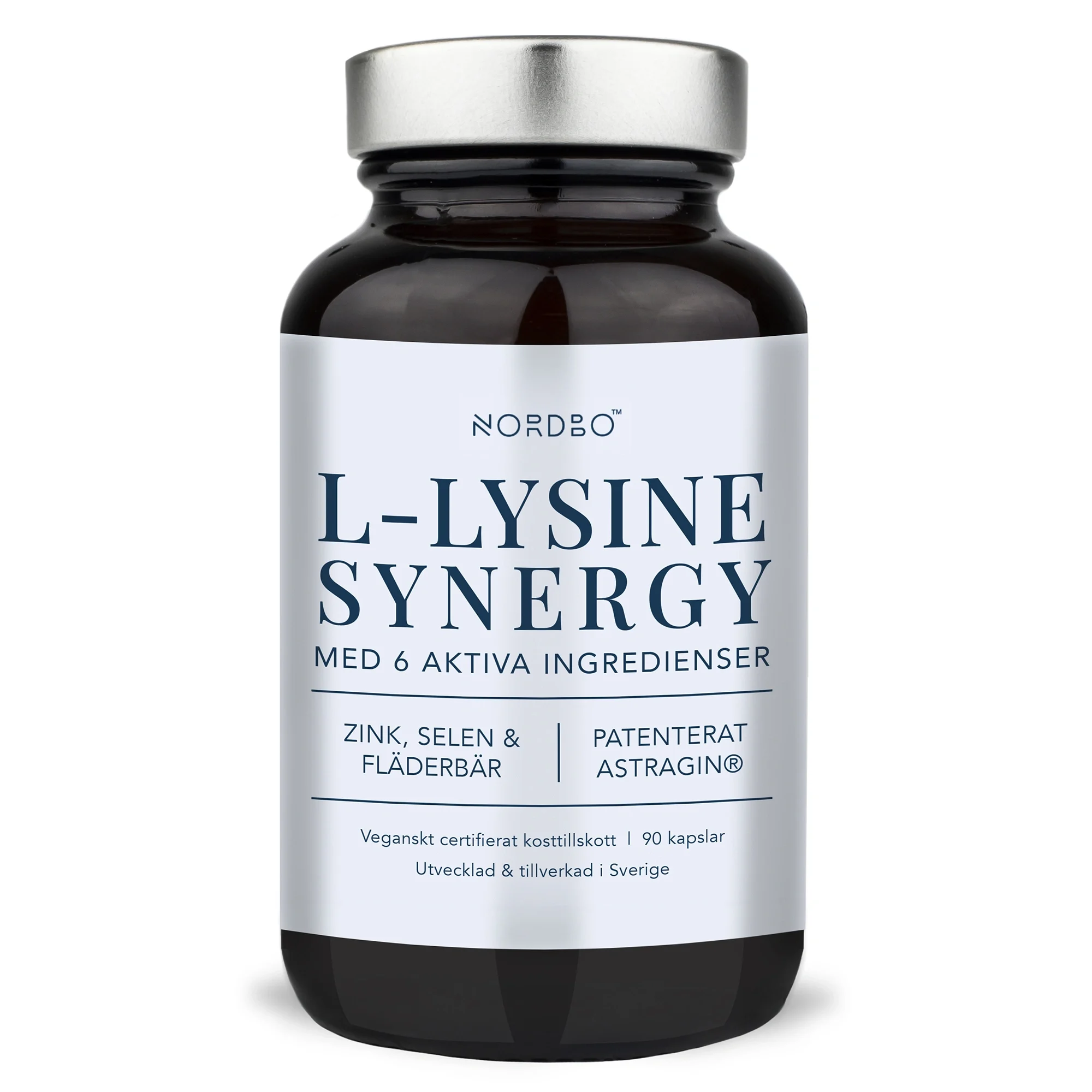 Nordbo L-Lysine Synergy 90 kapslar från Nordbo - köp hos Apotek Hjärtat