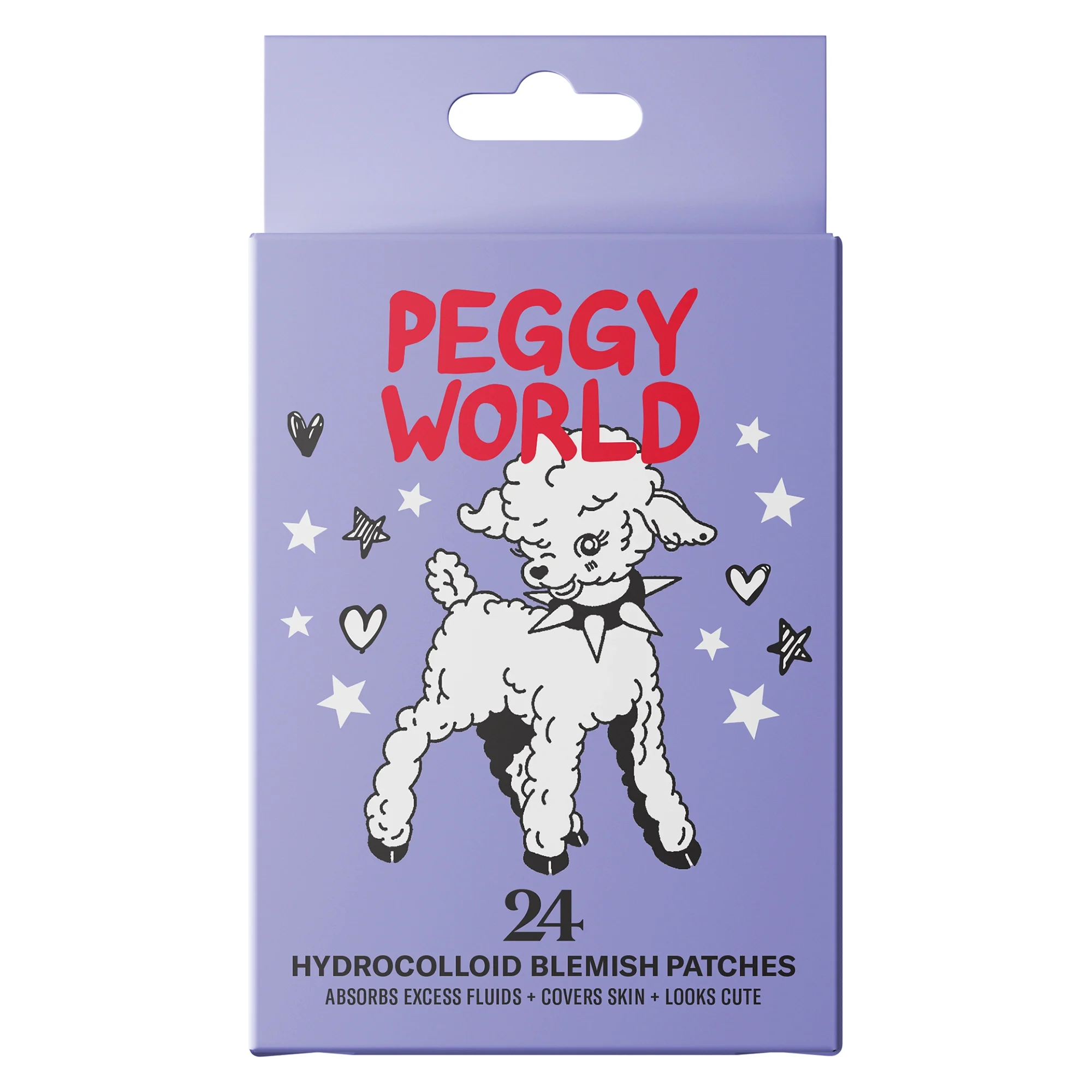 Peggy World Blemish Patches Hearts and Stars Purple 24 st från Peggy World – köp hos Apotek Hjärtat