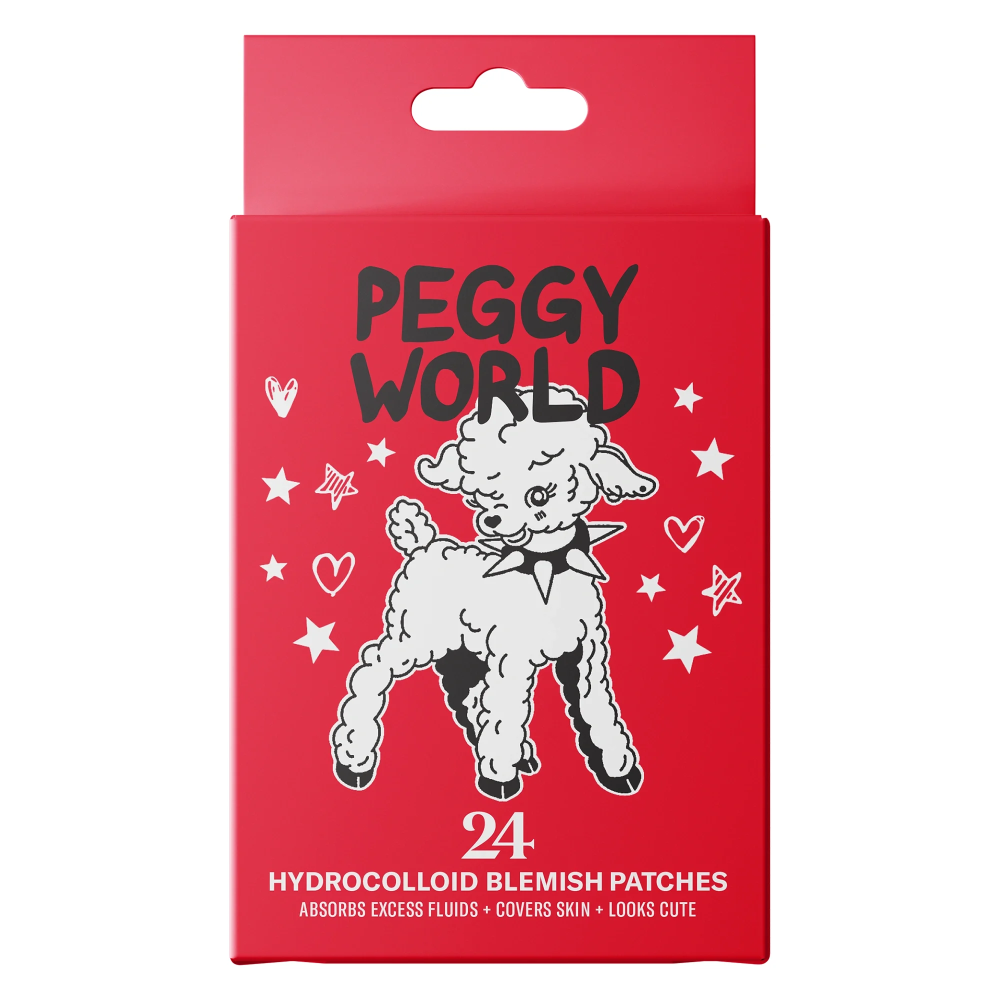 Peggy World Blemish Patches Hearts and Stars Red 24 st från Peggy World – köp hos Apotek Hjärtat