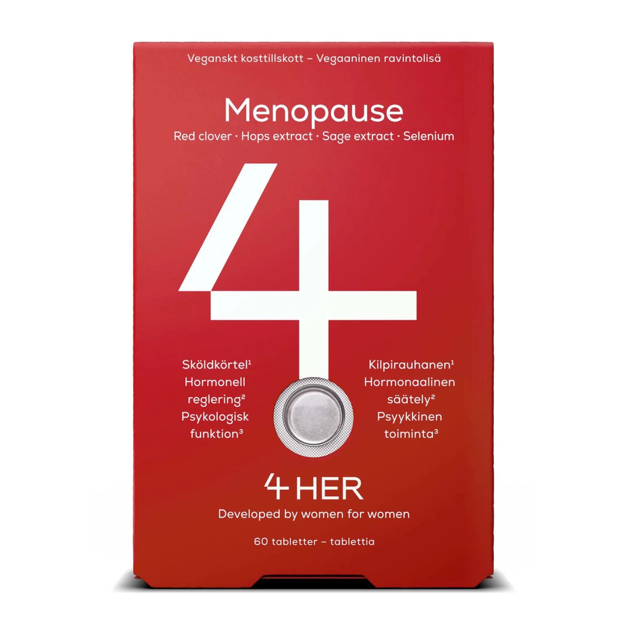 4HER Menopause 60 tabletter från 4HER – köp hos Apotek Hjärtat