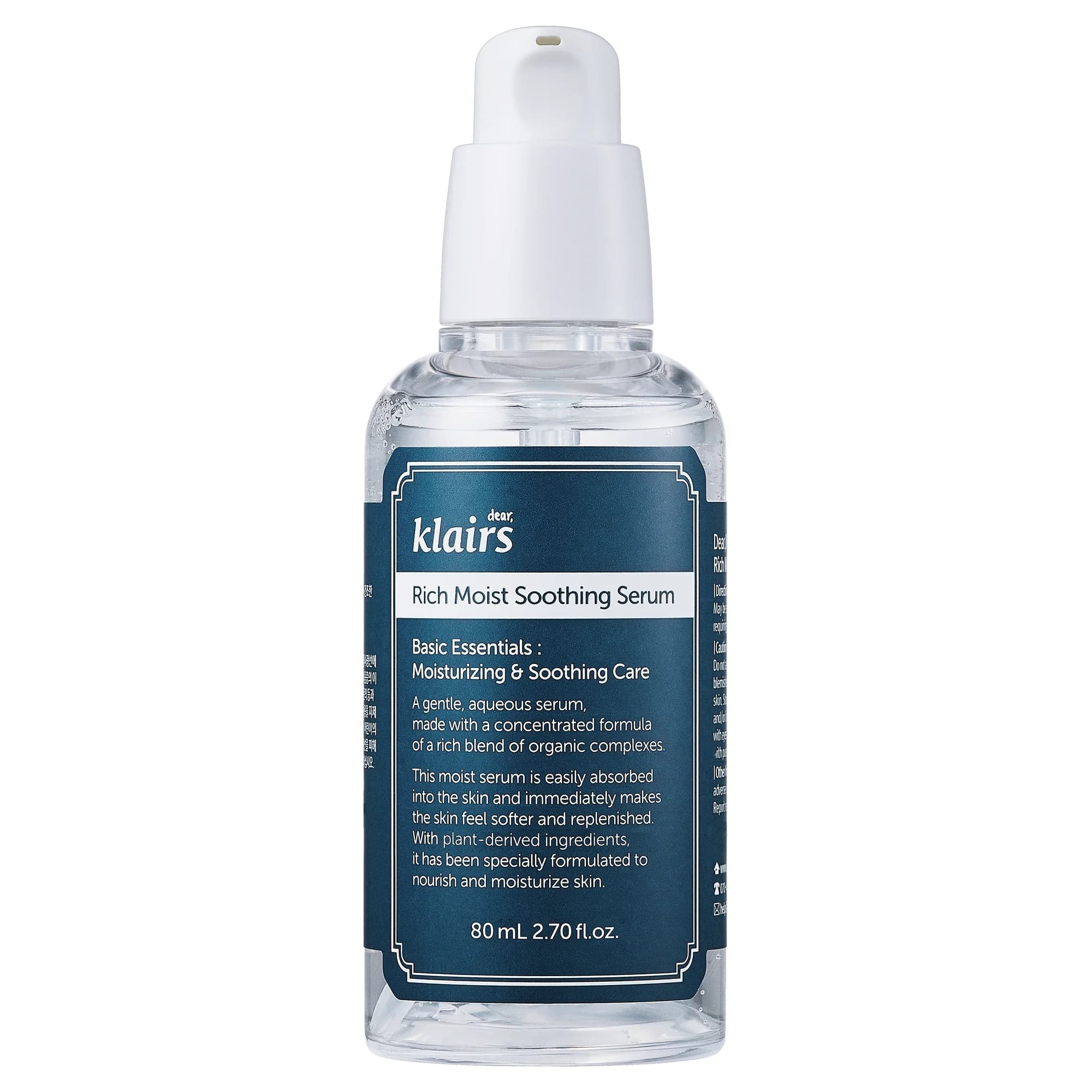 Klairs Rich Moist Soothing Serum 80 ml från Klairs – köp hos Apotek Hjärtat