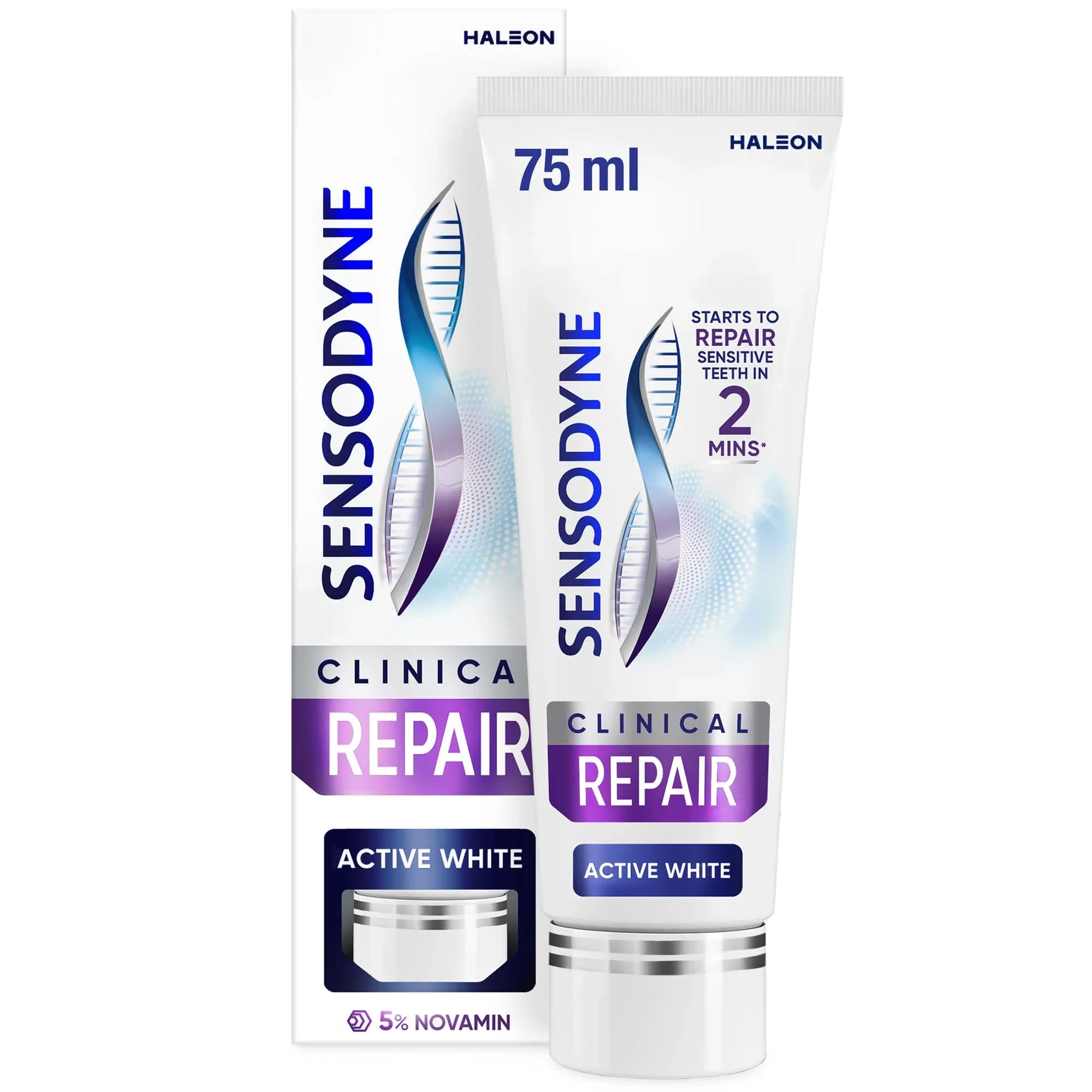 Sensodyne Clinical Repair Active White Tandkräm 75ml från Sensodyne – köp hos Apotek Hjärtat
