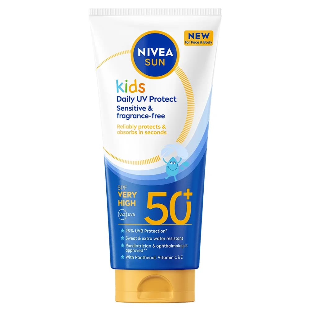 NIVEA Sun Kids Daily UV Protect SPF50+, 100 ml från Nivea – köp hos Apotek Hjärtat