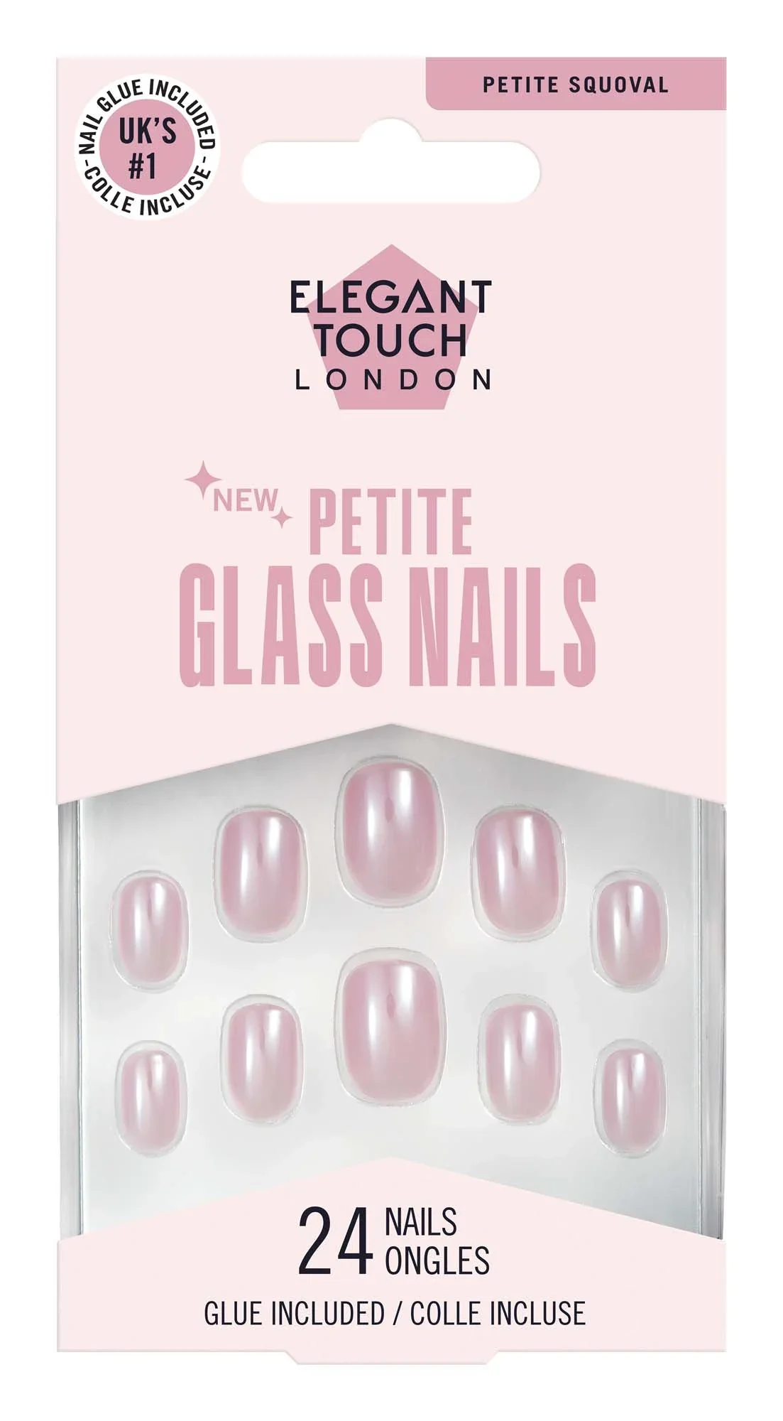 Elegant Touch Petite Glass Nails Sugar Snow 24 st från Elegant Touch – köp hos Apotek Hjärtat