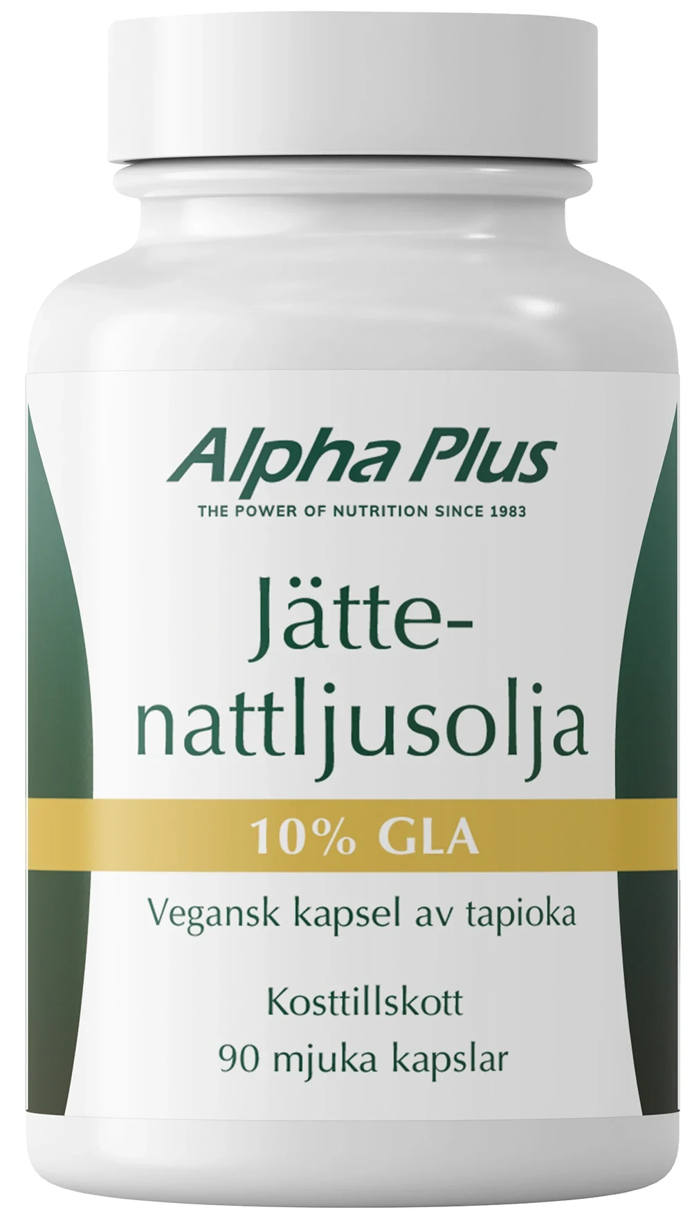 Alpha Plus Jättenattljusolja 90 kapslar från Alpha Plus – köp hos Apotek Hjärtat