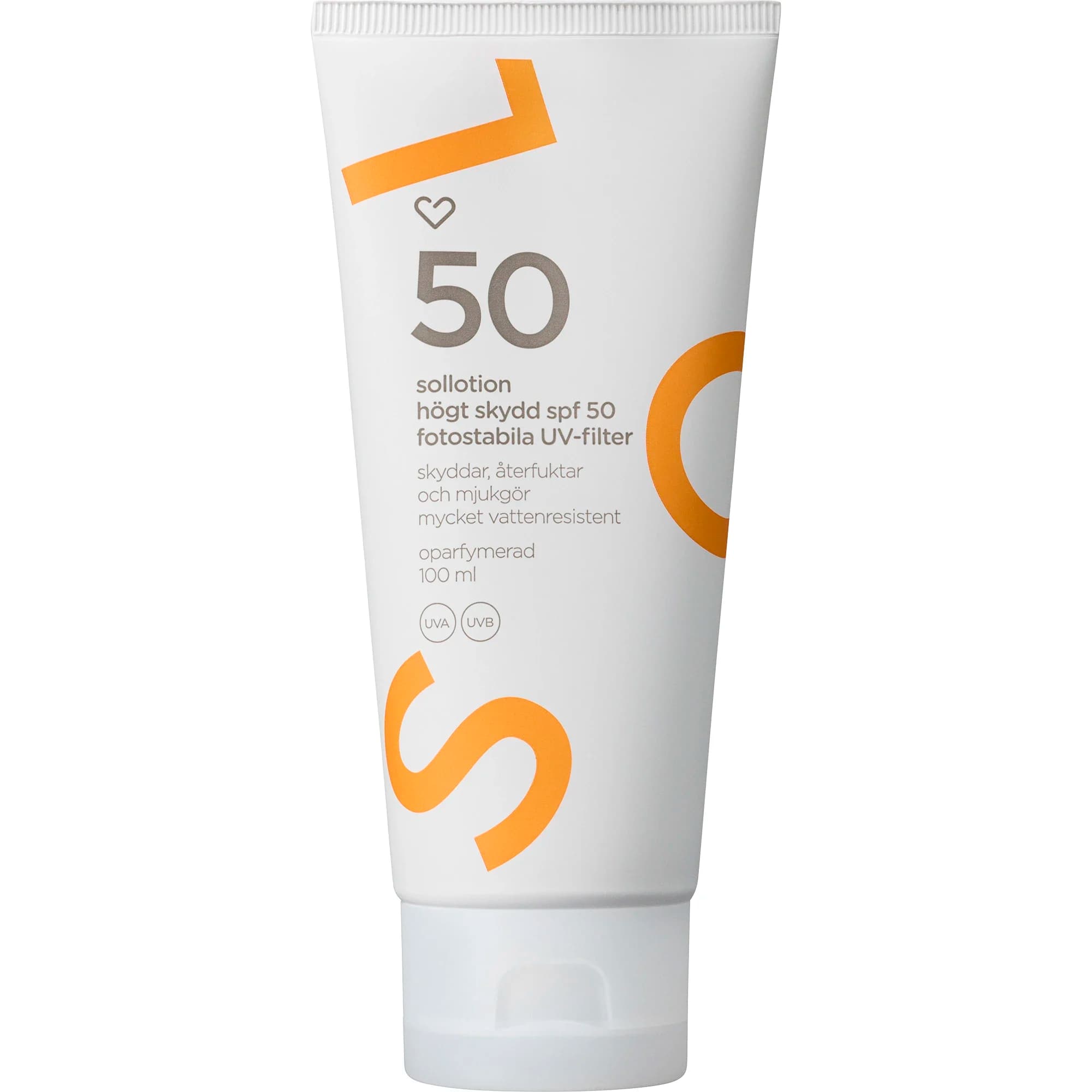 Hjärtats Sollotion SPF 50, 100 ml från Hjärtats – köp hos Apotek Hjärtat