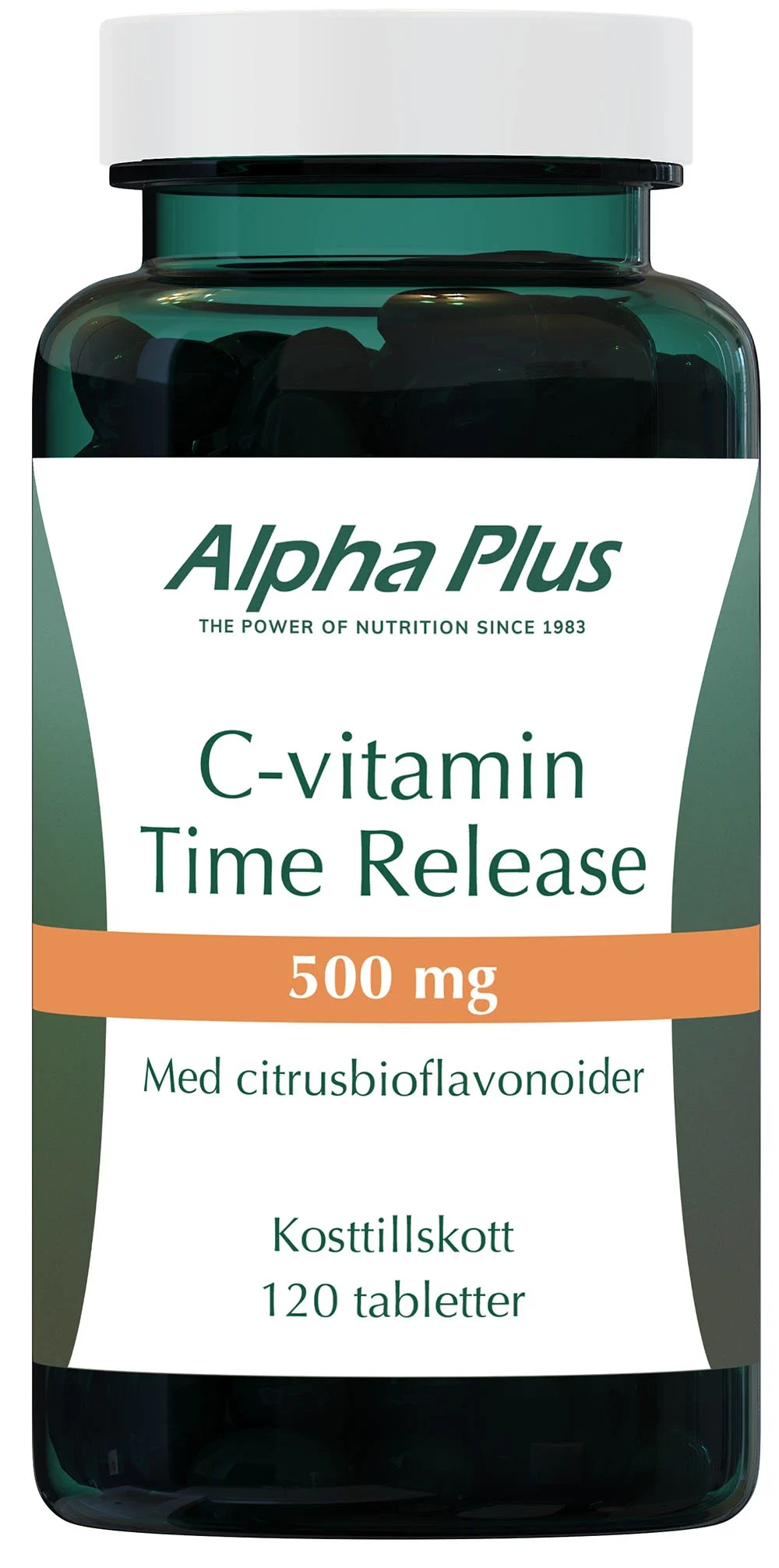 Alpha Plus C-vitamin Time Release 500 mg 120 tabletter från Alpha Plus – köp hos Apotek Hjärtat