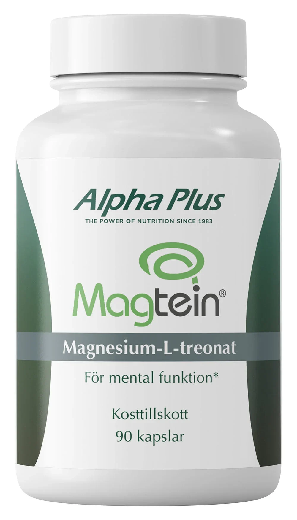 Alpha Plus Magtein® Magnesium L-Treonat 90 kapslar från Alpha Plus – köp hos Apotek Hjärtat