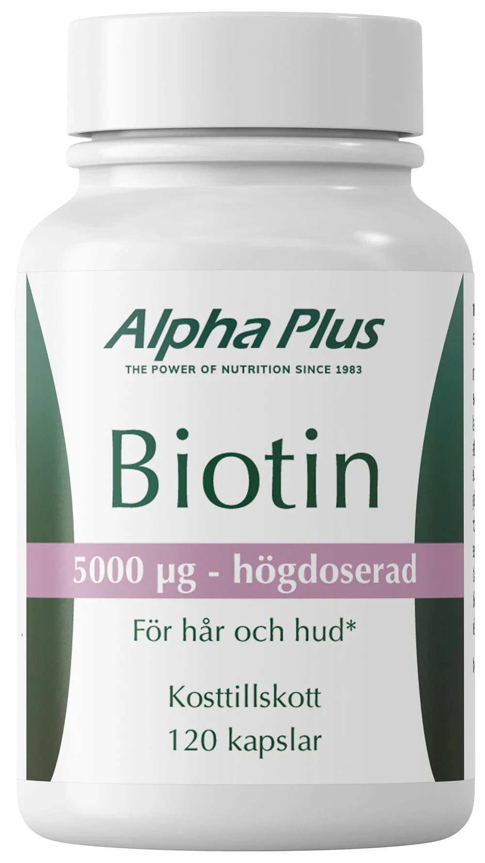 Alpha Plus Biotin 120 kapslar från Alpha Plus – köp hos Apotek Hjärtat