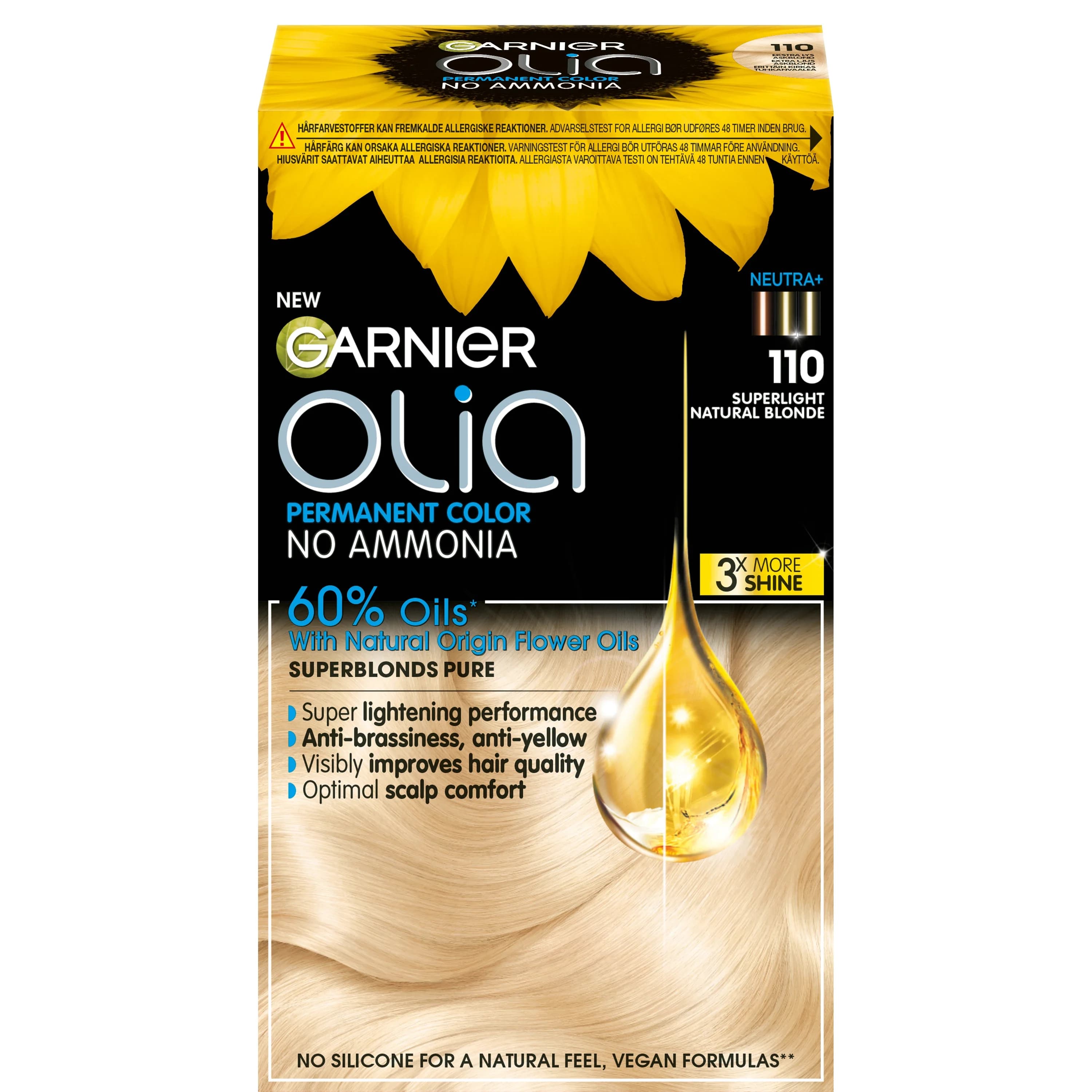 Garnier Olia Permant Hårfärg 1 pack 110 Superlight Natural Blonde från Garnier – köp hos Apotek Hjärtat