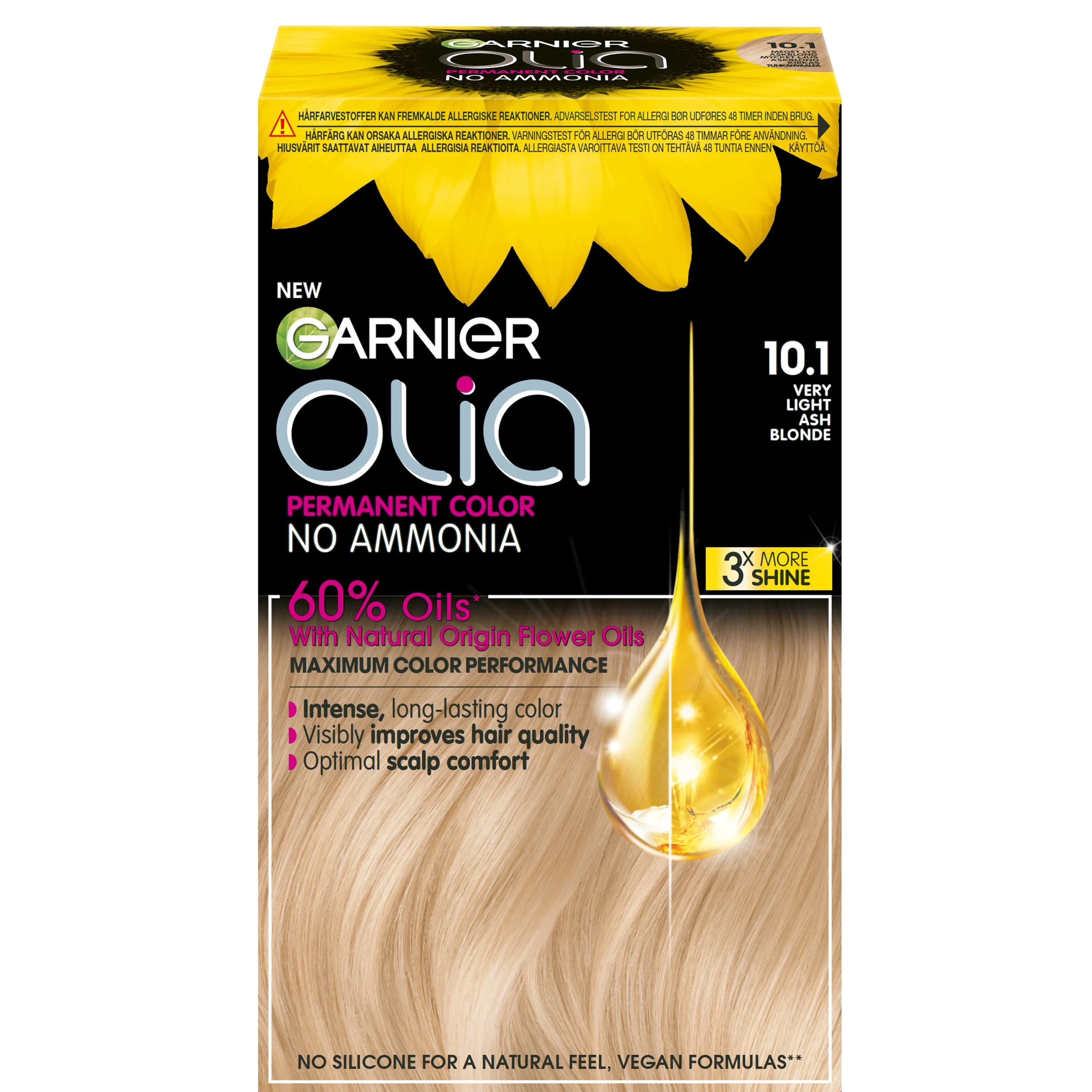 Garnier Olia Permant Hårfärg 1 pack 10.1 Very Light Ash Blonde från Garnier – köp hos Apotek Hjärtat