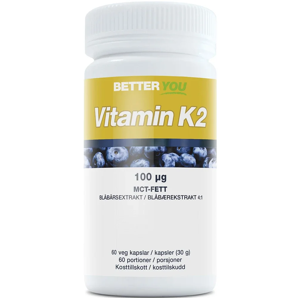 Better You Vitamin K2 100 µg 90 kapslar från Better You – köp hos Apotek Hjärtat