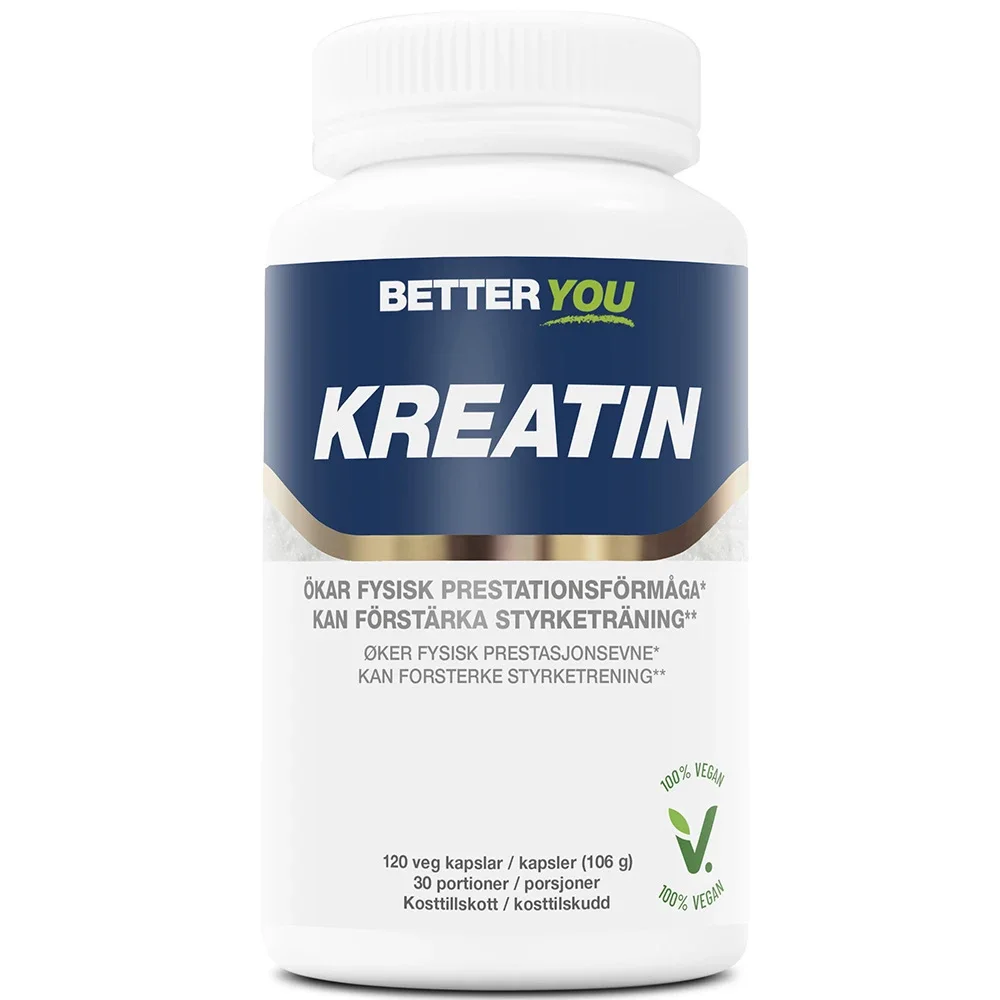 Better You Kreatinkapslar 120 kapslar från Better You – köp hos Apotek Hjärtat