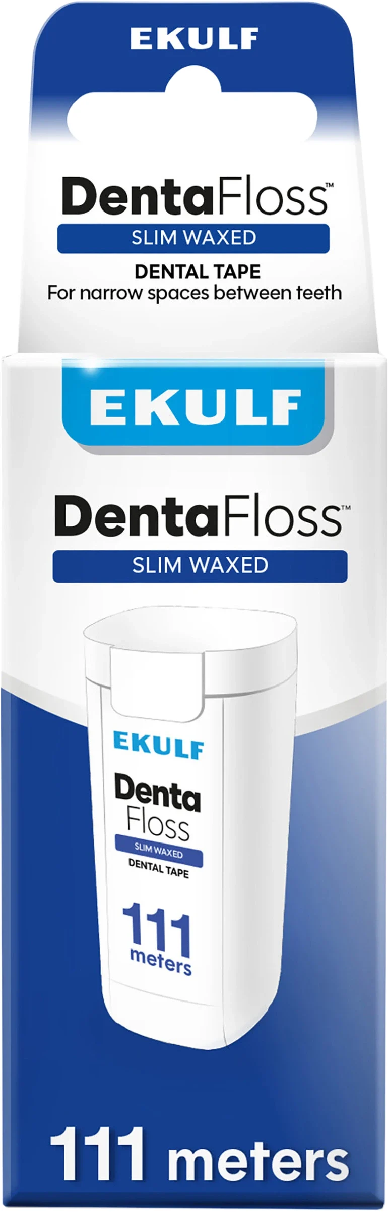 EKULF DentaFloss Slim Waxed 111 m från Ekulf – köp hos Apotek Hjärtat