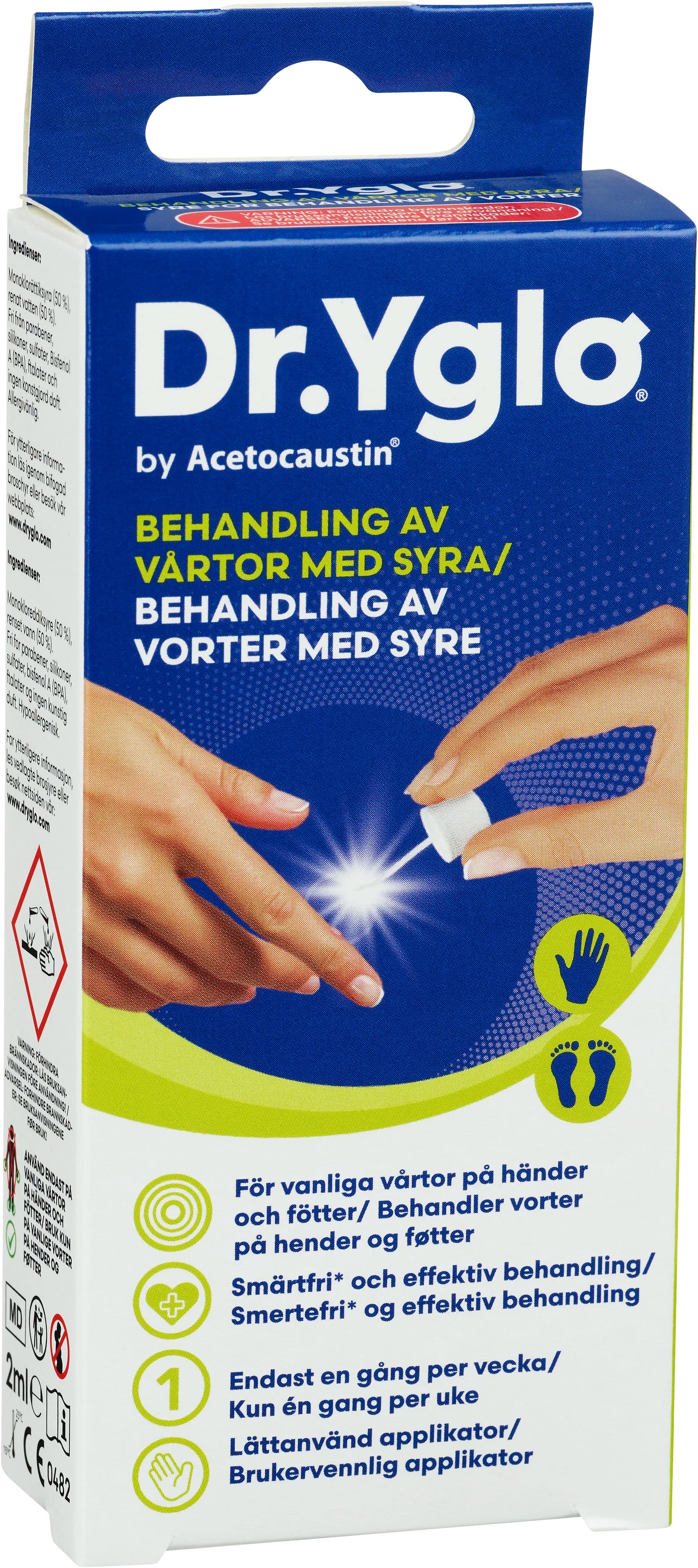 Dr Yglo Vårtmedel Acetocaustin 2 ml från Dr yglo – köp hos Apotek Hjärtat