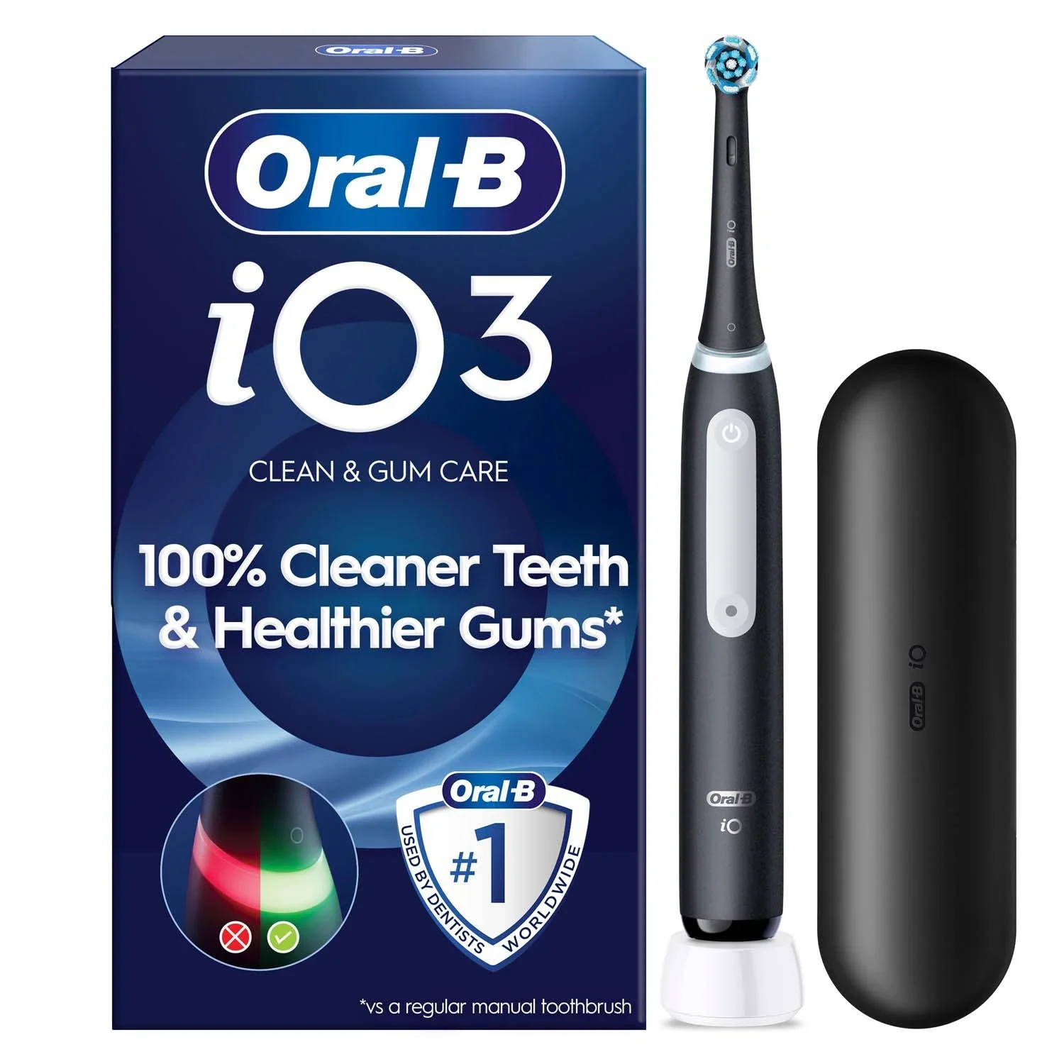 Oral-B iO 3 Svart Eltandborste från Oral-B – köp hos Apotek Hjärtat