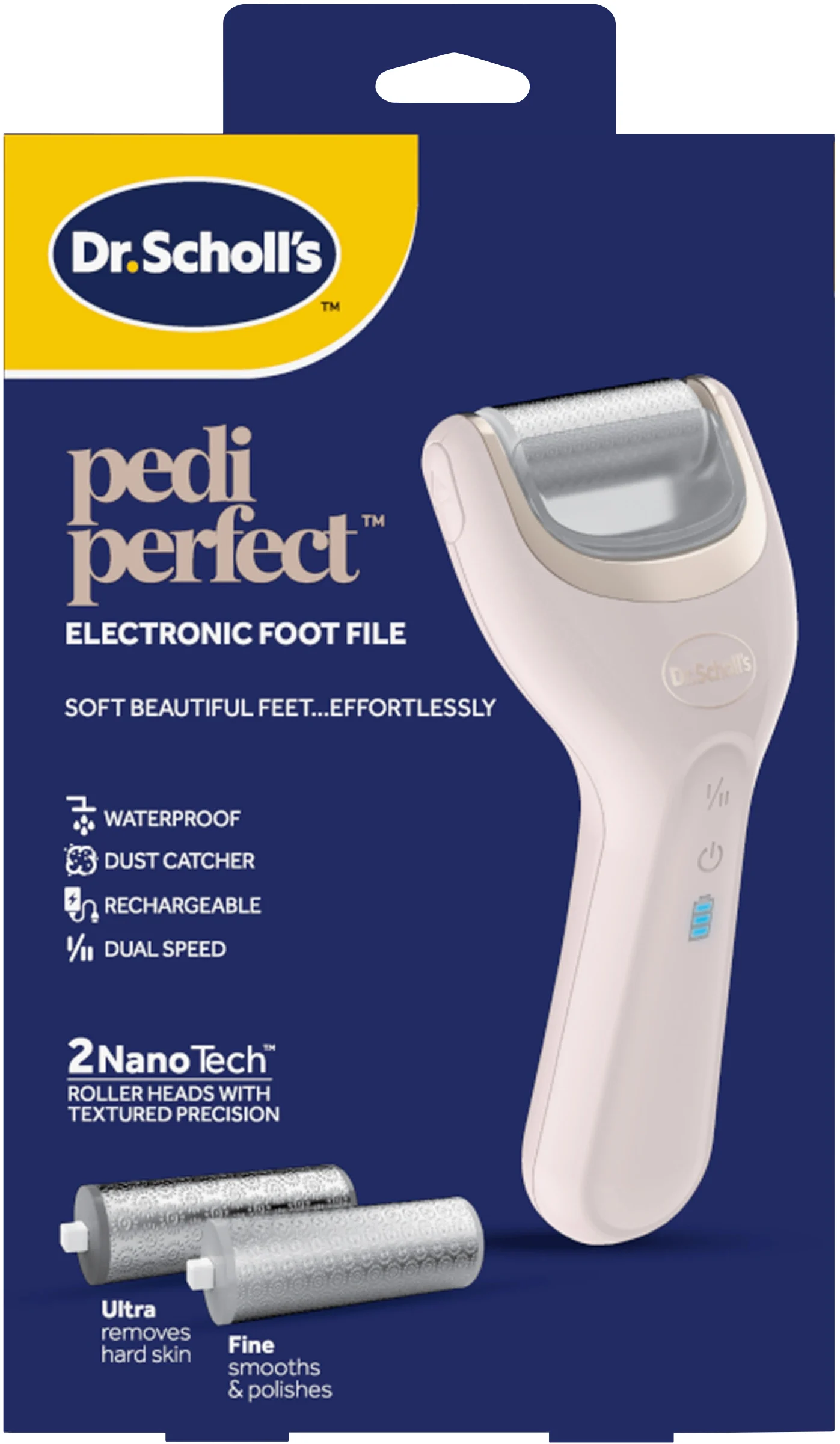 Dr. Scholl's Pedi Perfect Electronic Foot File från Scholl – köp hos Apotek Hjärtat