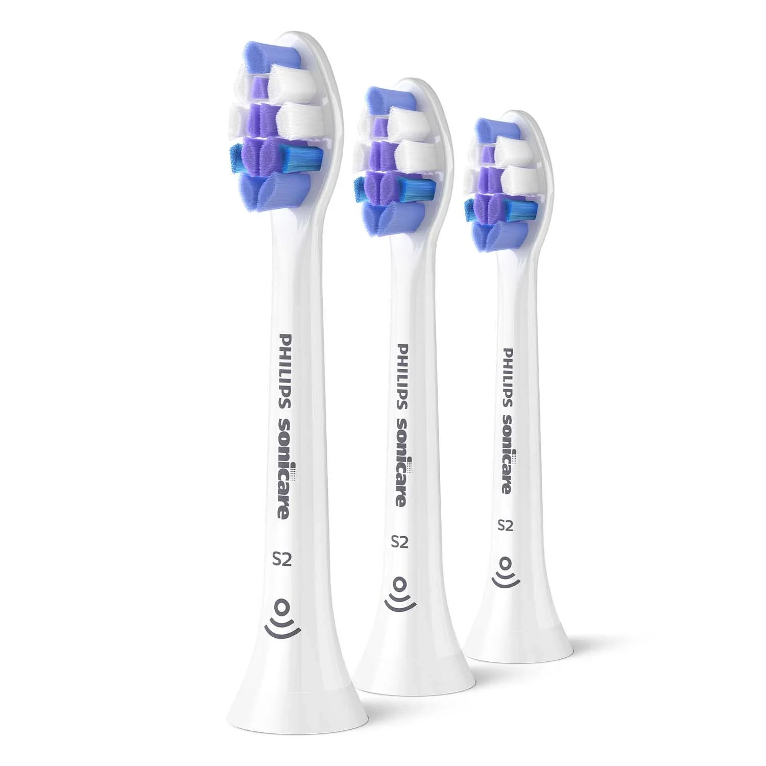 Philips Sonicare S2 Sensitive borsthuvuden, vita, 2+1 pack från Philips – köp hos Apotek Hjärtat
