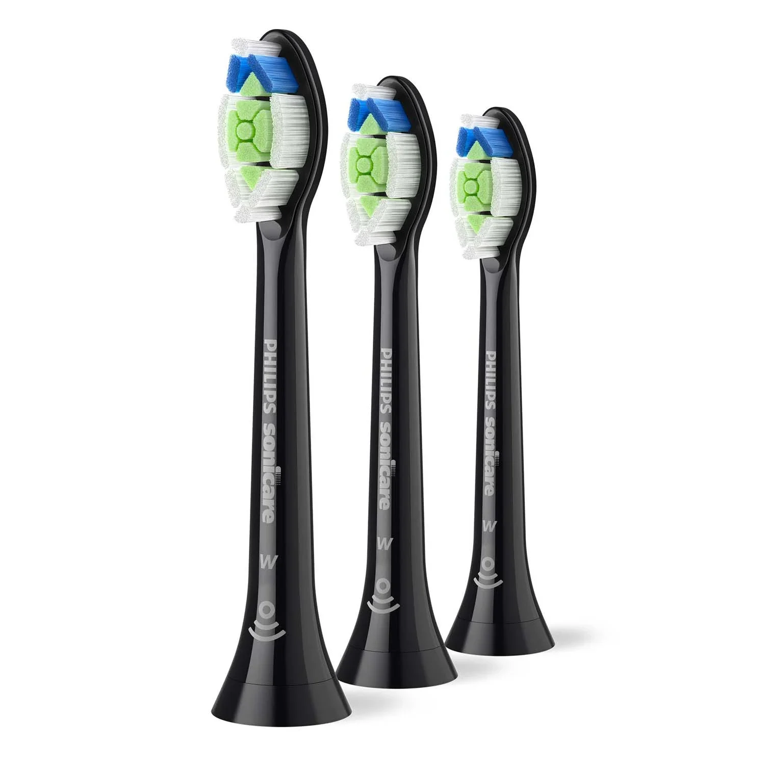Philips Sonicare W2 Optimal White Borsthuvuden Svarta 3-pack från Philips – köp hos Apotek Hjärtat