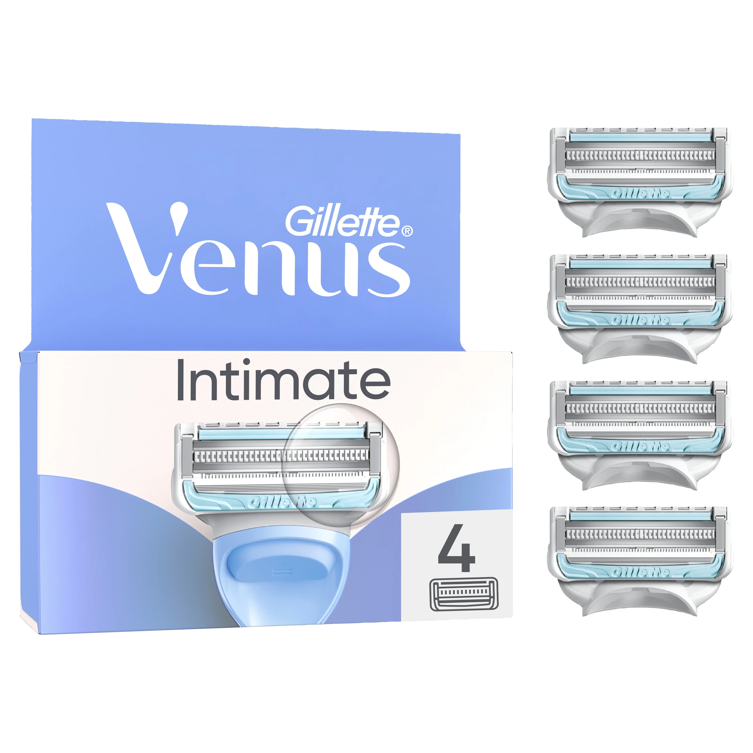 Gillette Venus Initimate Rakblad för Intimområdet 4 st från Gillette Venus – köp hos Apotek Hjärtat