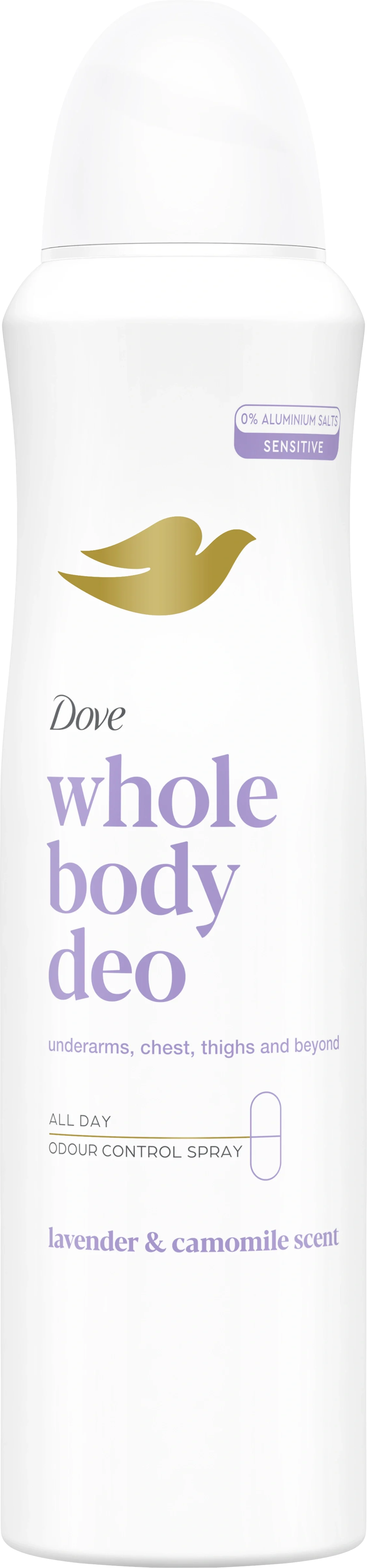 Dove Lavender & Chamomile Whole Body Deodorant Spray 150 ml från Dove – köp hos Apotek Hjärtat